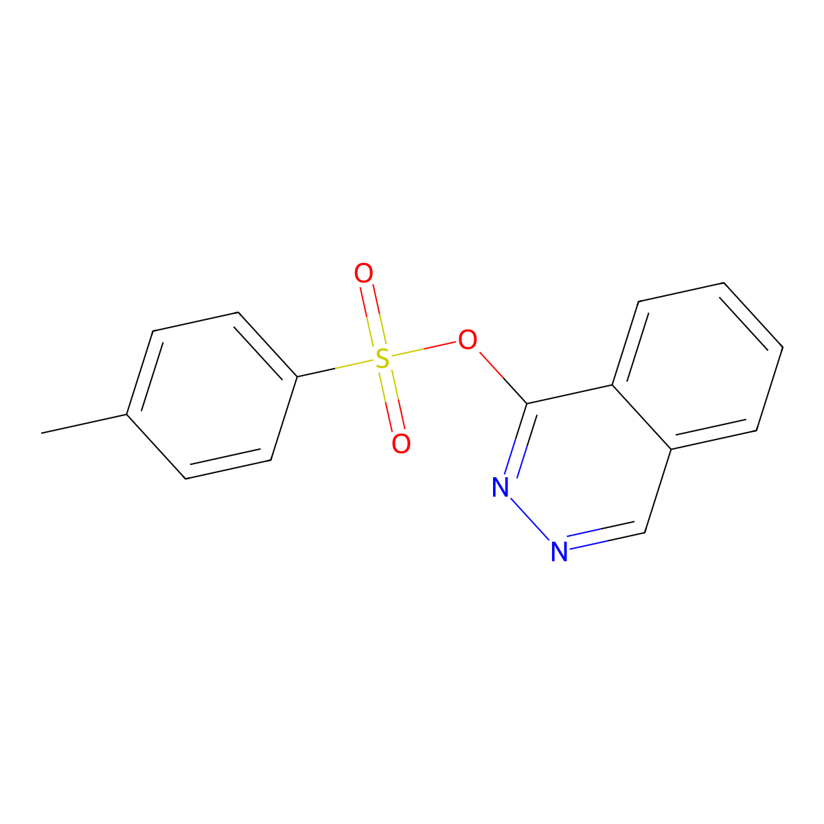 Phthalazin-1-yl 4-methylbenzene-1-sulfonate molecular structure, CAS 2757917-30-7