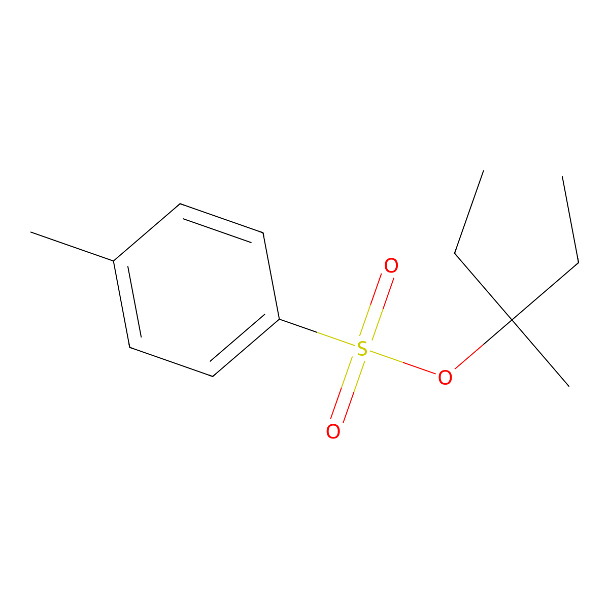 3-Methylpentan-3-yl 4-methylbenzene-1-sulfonate molecular structure, CAS 2757917-55-6