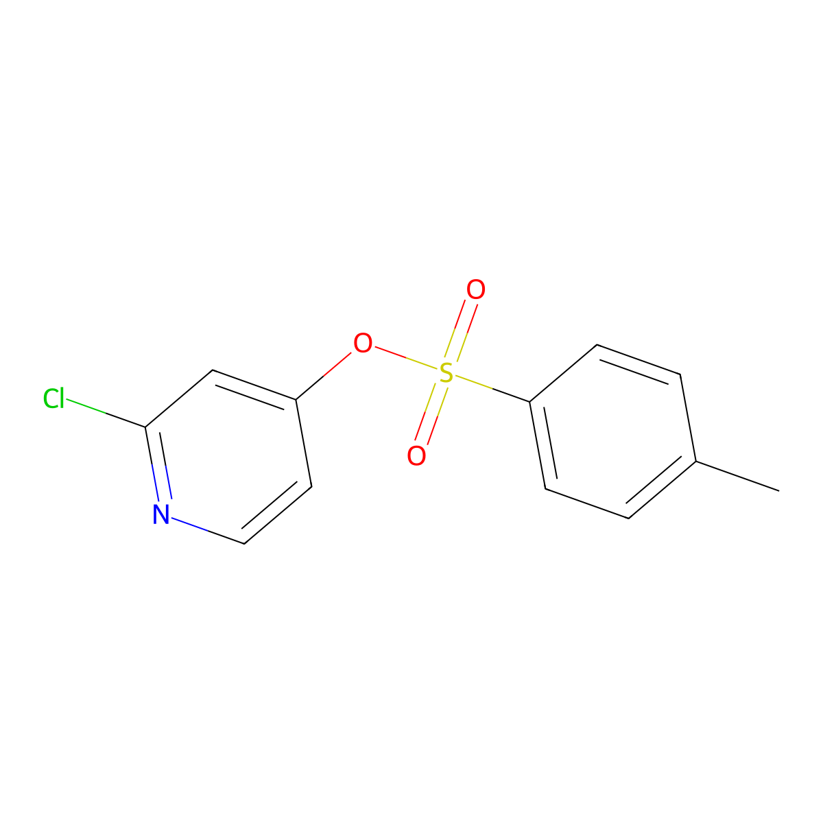 2-Chloropyridin-4-yl 4-methylbenzene-1-sulfonate molecular structure, CAS 2757917-66-9