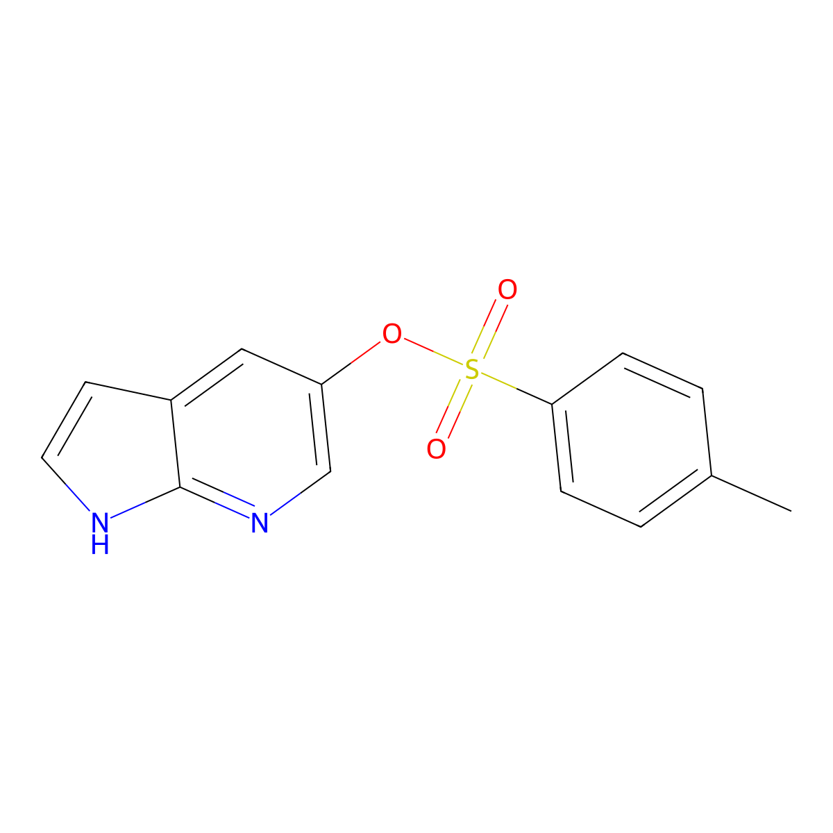 1H-pyrrolo[2,3-b]pyridin-5-yl 4-methylbenzene-1-sulfonate molecular structure, CAS 2757924-47-1