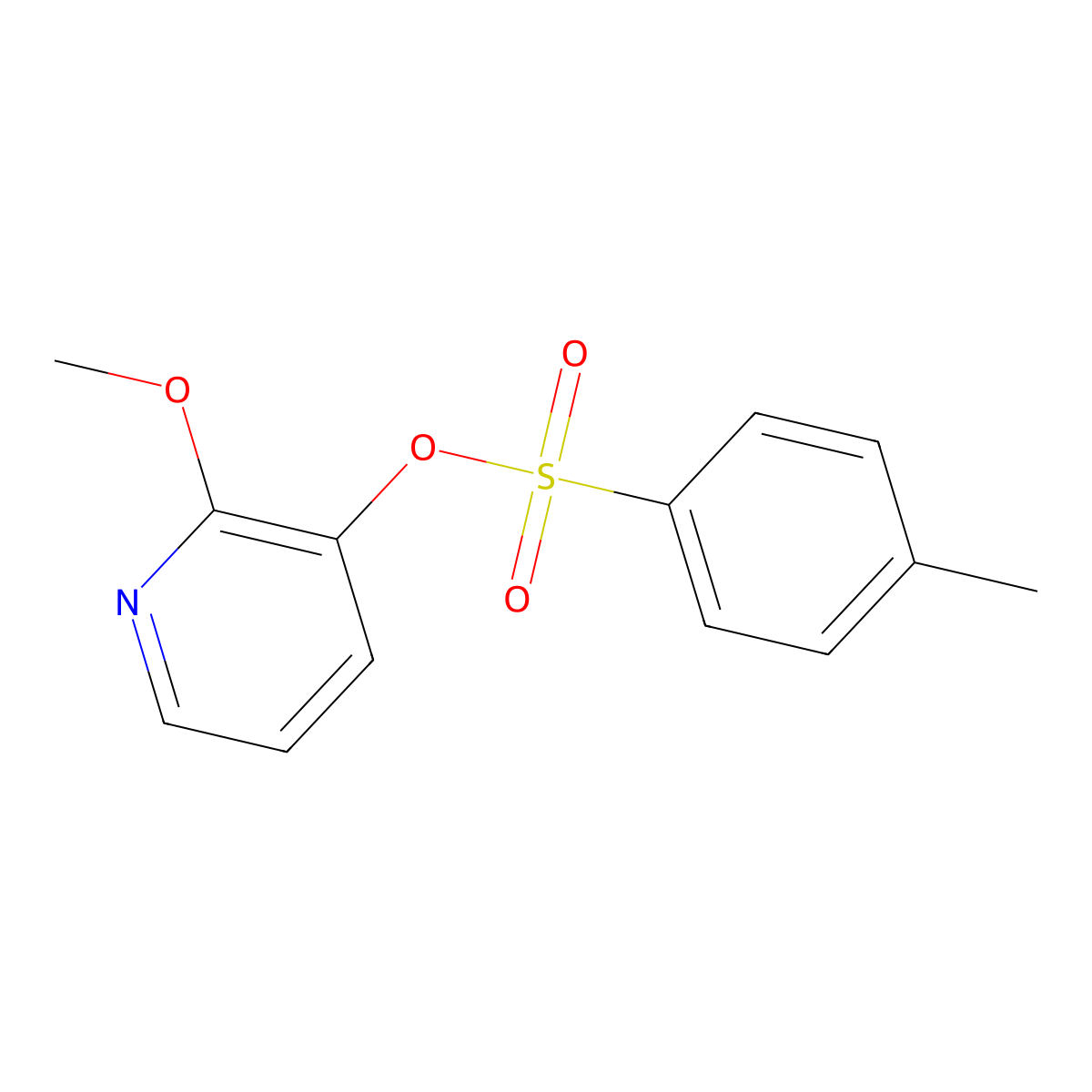 2-Methoxypyridin-3-yl 4-methylbenzene-1-sulfonate molecular structure, CAS 2757925-21-4