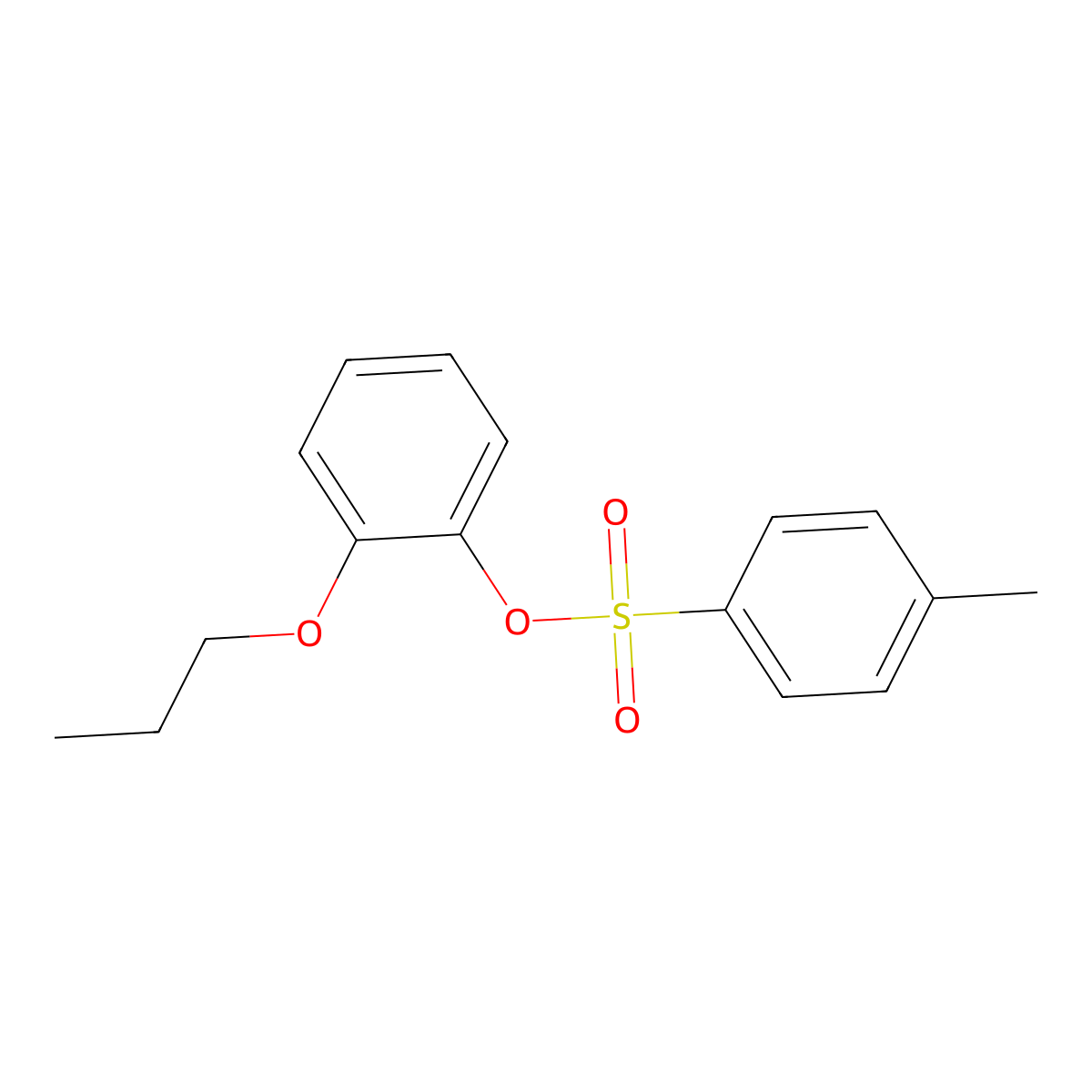 2-Propoxyphenyl 4-methylbenzene-1-sulfonate molecular structure, CAS 2757925-85-0