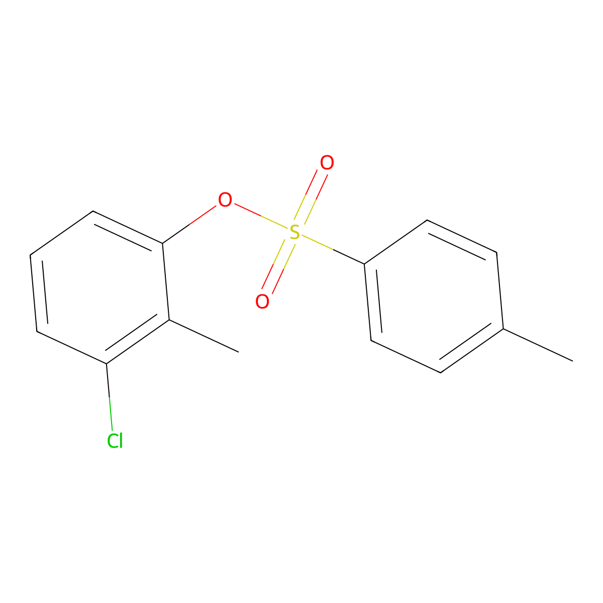 3-Chloro-2-methylphenyl 4-methylbenzene-1-sulfonate molecular structure, CAS 2757926-10-4