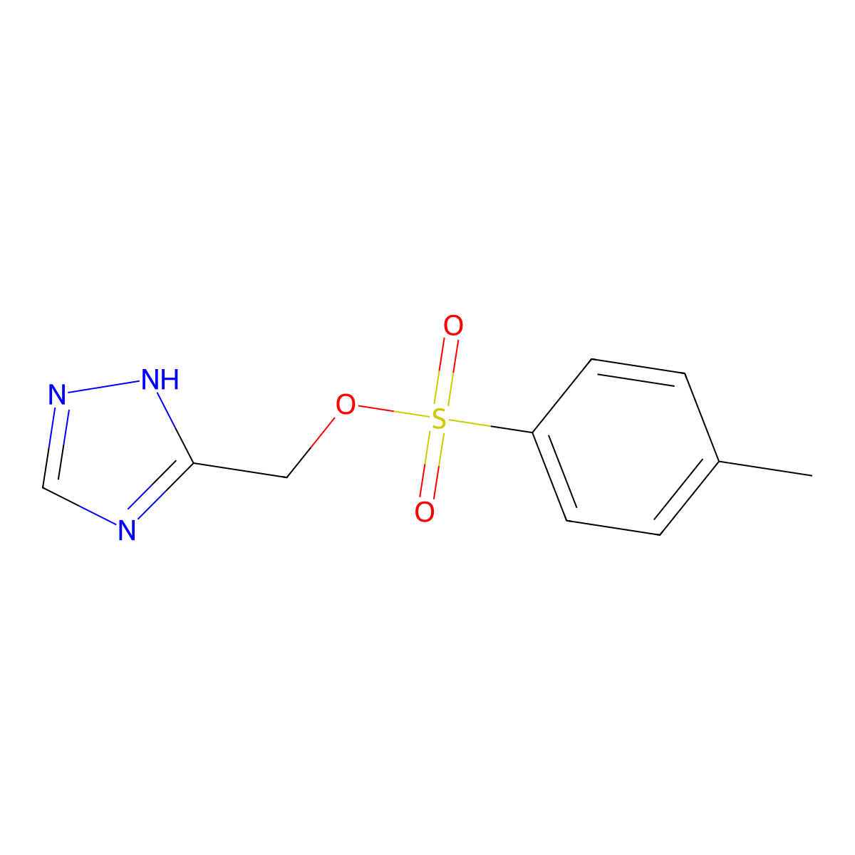 (1H-1,2,4-triazol-3-yl)methyl 4-methylbenzene-1-sulfonate molecular structure, CAS 2757928-68-8
