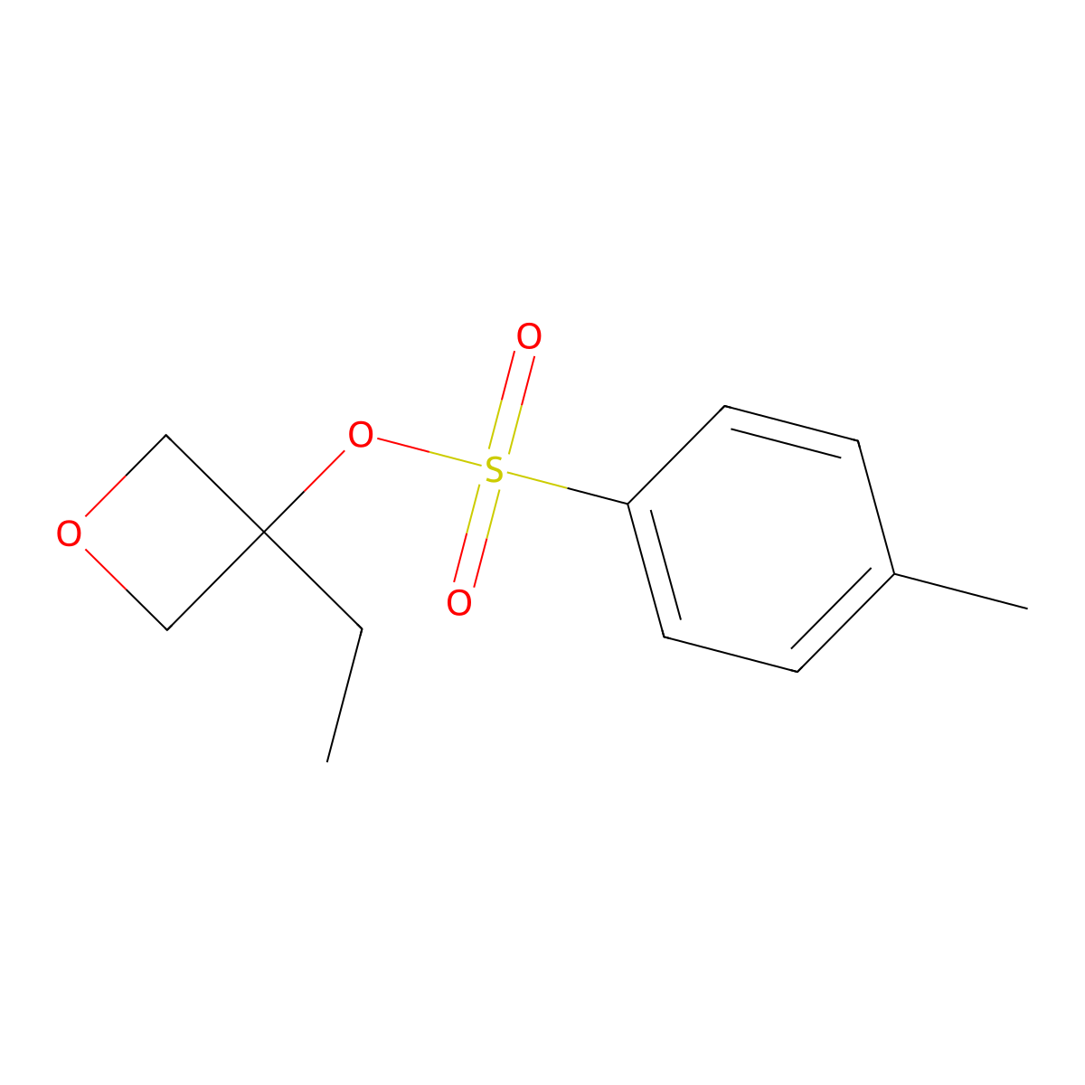 3-Ethyloxetan-3-yl 4-methylbenzene-1-sulfonate molecular structure, CAS 2757951-26-9