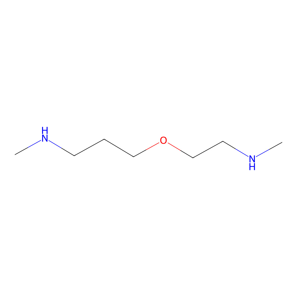 Methyl({3-[2-(methylamino)ethoxy]propyl})amine molecular structure, CAS 2757951-70-3