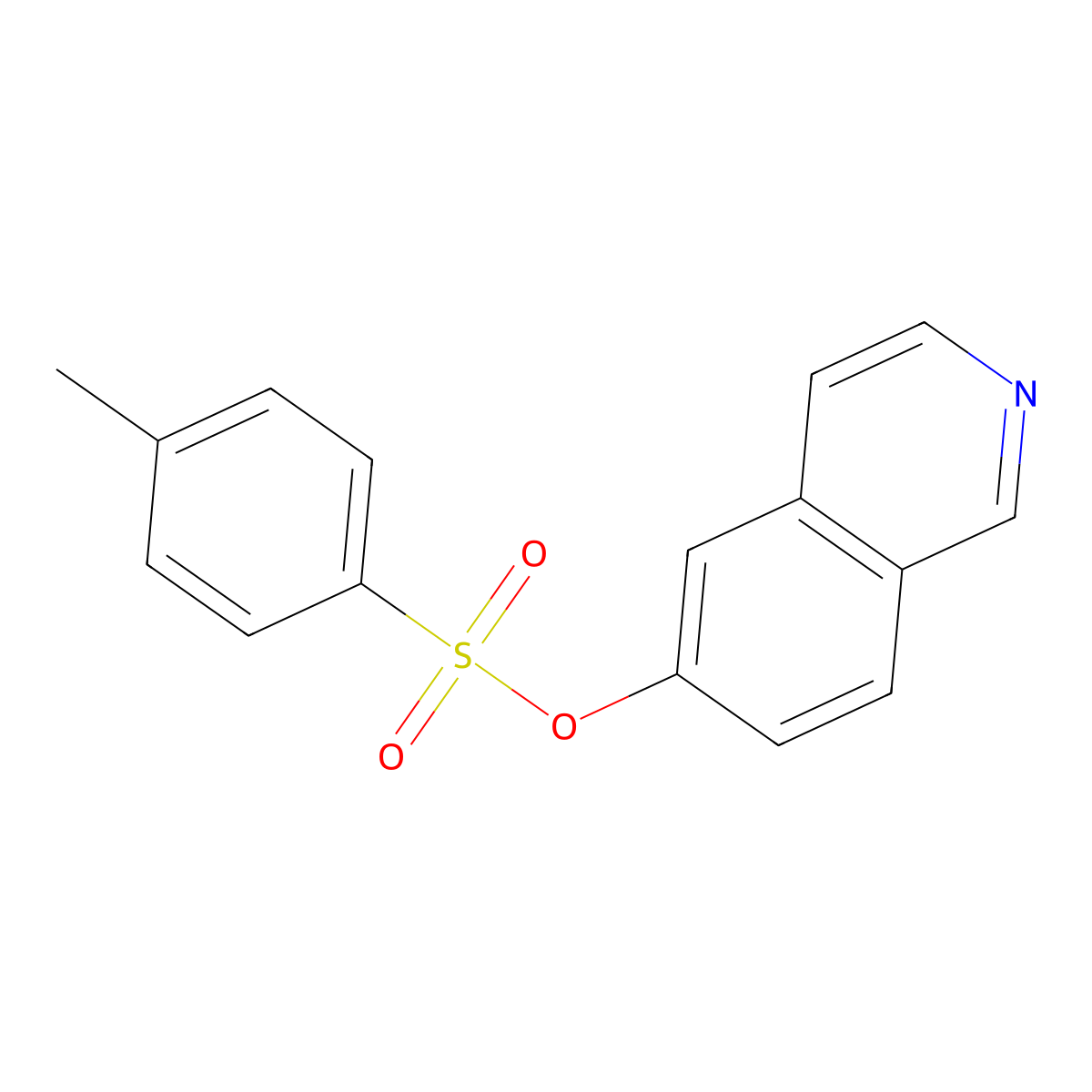 Isoquinolin-6-yl 4-methylbenzene-1-sulfonate molecular structure, CAS 2757951-72-5