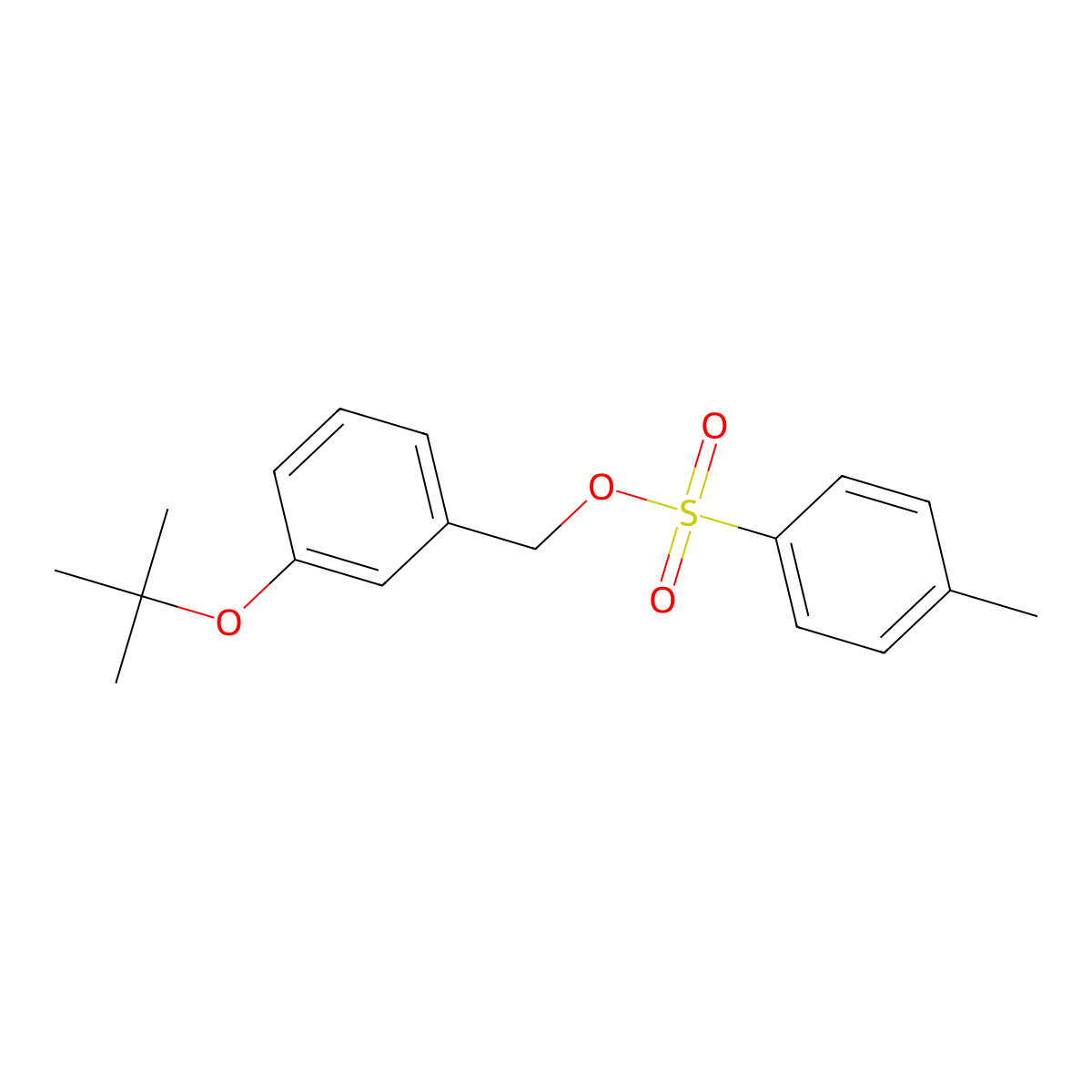 [3-(Tert-butoxy)phenyl]methyl 4-methylbenzene-1-sulfonate molecular structure, CAS 2757952-11-5