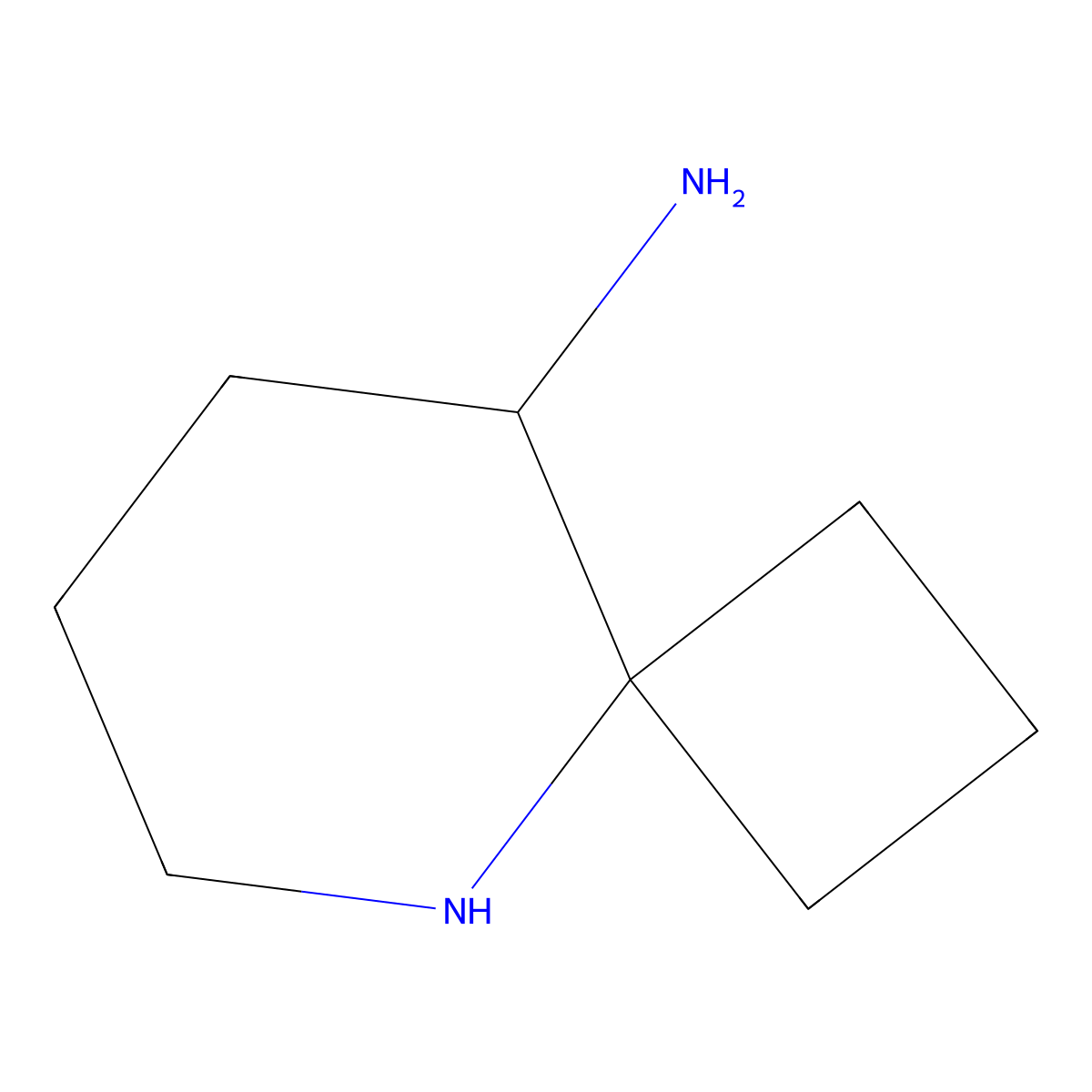5-Azaspiro[3.5]nonan-9-amine molecular structure, CAS 2757952-50-2