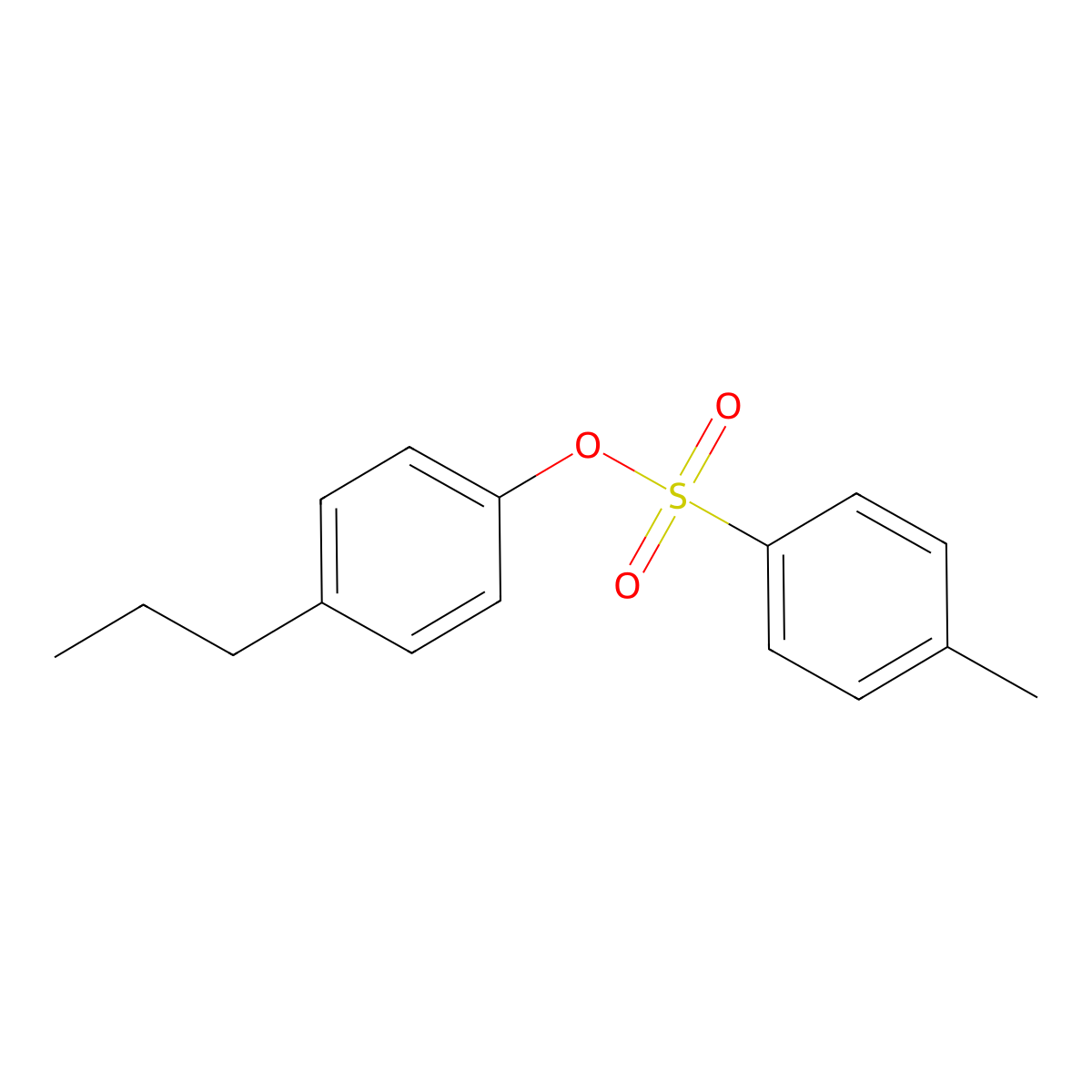 4-Propylphenyl 4-methylbenzene-1-sulfonate molecular structure, CAS 2757952-87-5