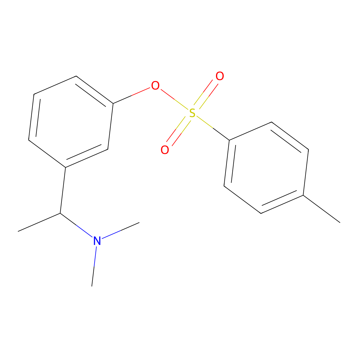 3-[1-(Dimethylamino)ethyl]phenyl 4-methylbenzene-1-sulfonate molecular structure, CAS 2757955-44-3