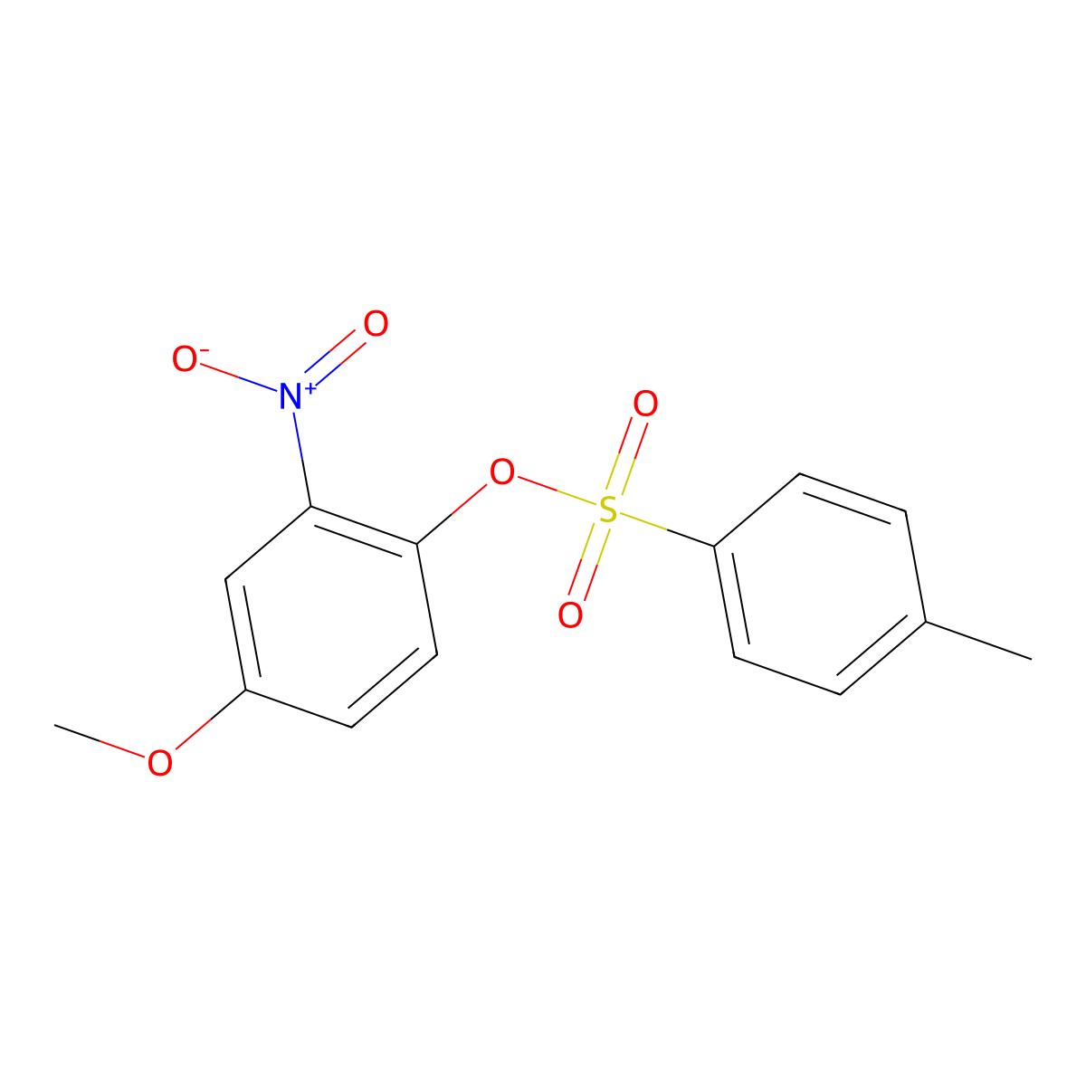 4-Methoxy-2-nitrophenyl 4-methylbenzene-1-sulfonate molecular structure, CAS 2757955-46-5