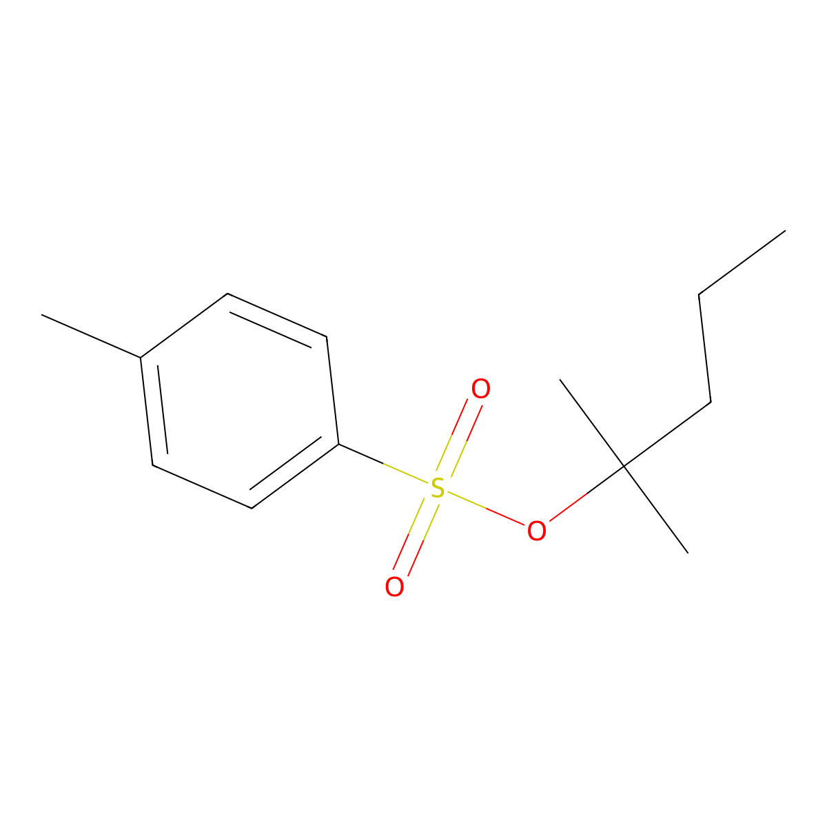 2-Methylpentan-2-yl 4-methylbenzene-1-sulfonate molecular structure, CAS 2757955-95-4