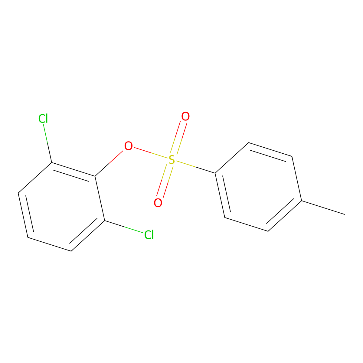2,6-Dichlorophenyl 4-methylbenzene-1-sulfonate molecular structure, CAS 2757956-37-7