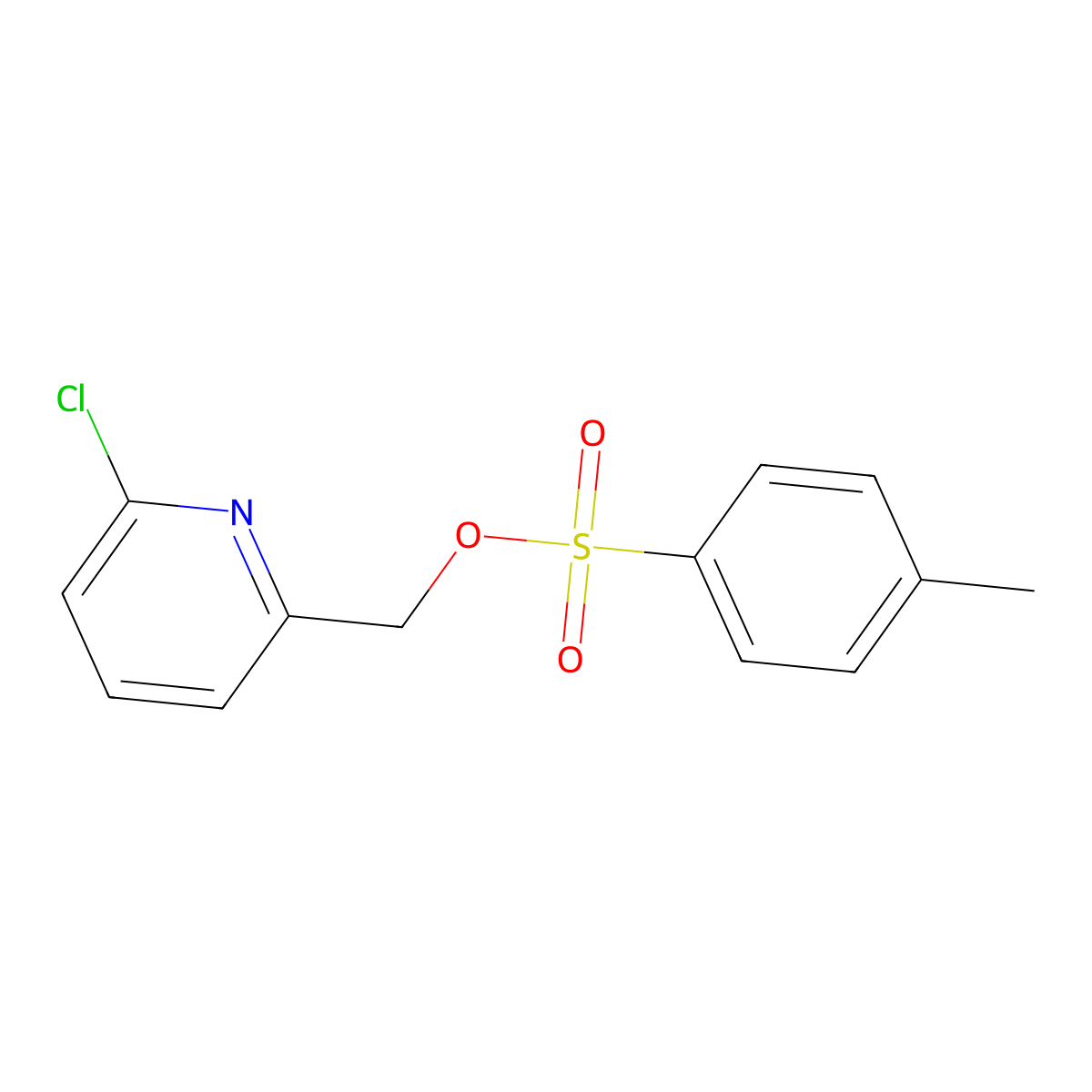 (6-Chloropyridin-2-yl)methyl 4-methylbenzene-1-sulfonate molecular structure, CAS 2757958-37-3