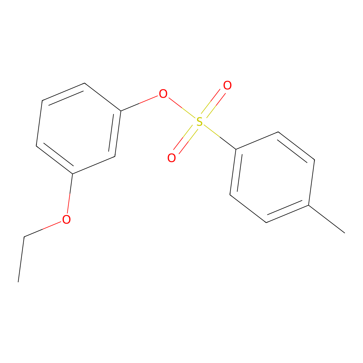 3-Ethoxyphenyl 4-methylbenzene-1-sulfonate molecular structure, CAS 2757958-79-3