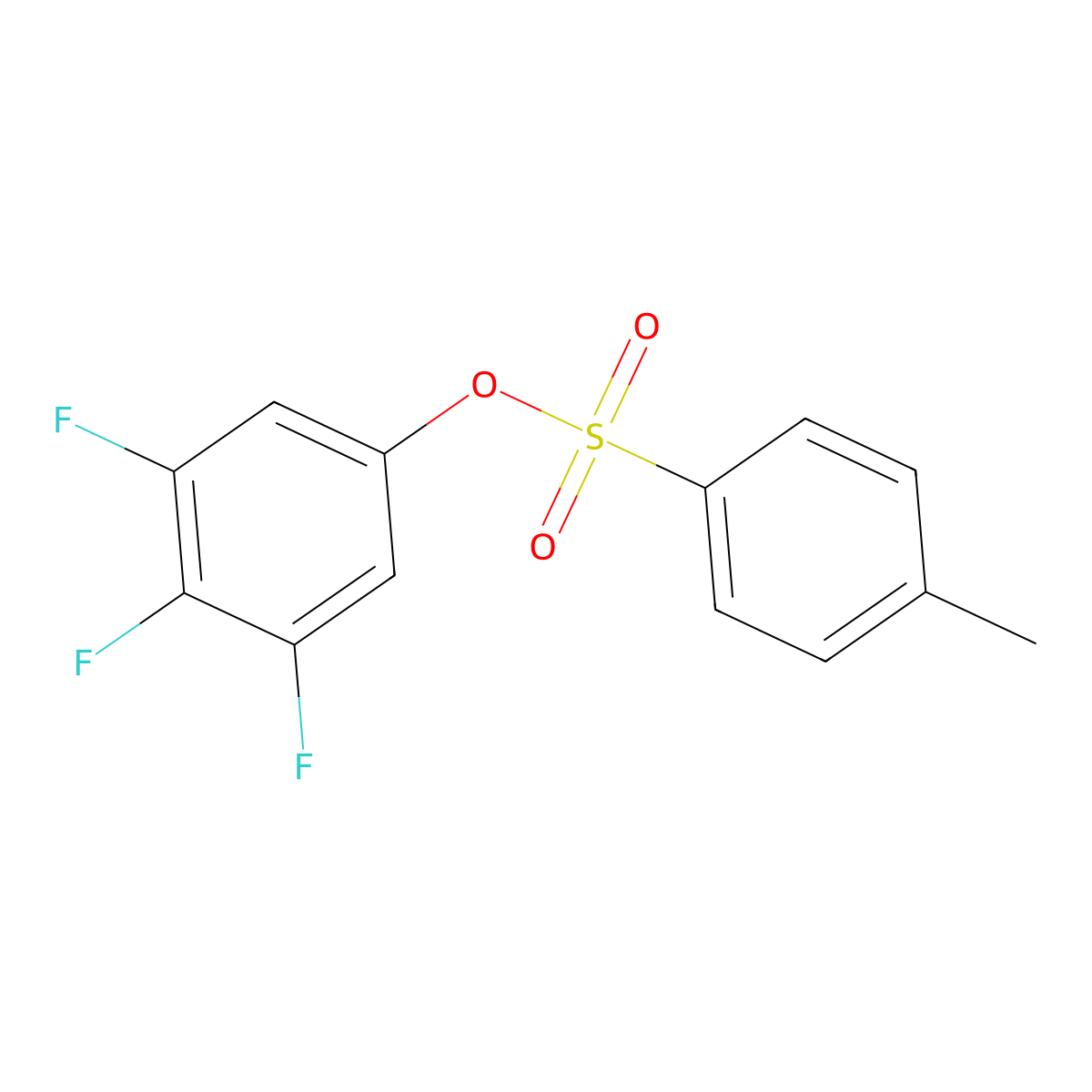 3,4,5-Trifluorophenyl 4-methylbenzene-1-sulfonate molecular structure, CAS 2757959-44-5