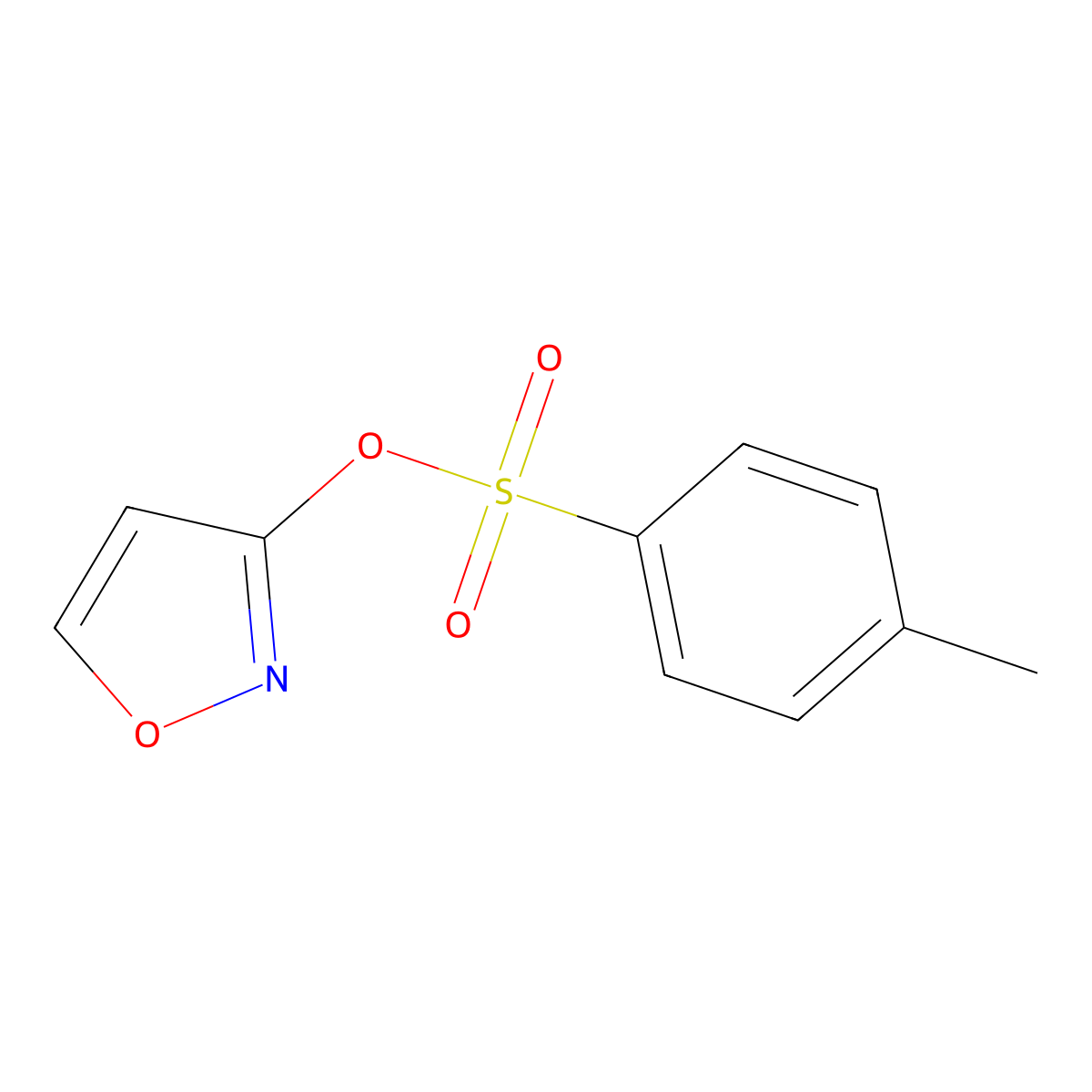 1,2-Oxazol-3-yl 4-methylbenzene-1-sulfonate molecular structure, CAS 2757961-16-1