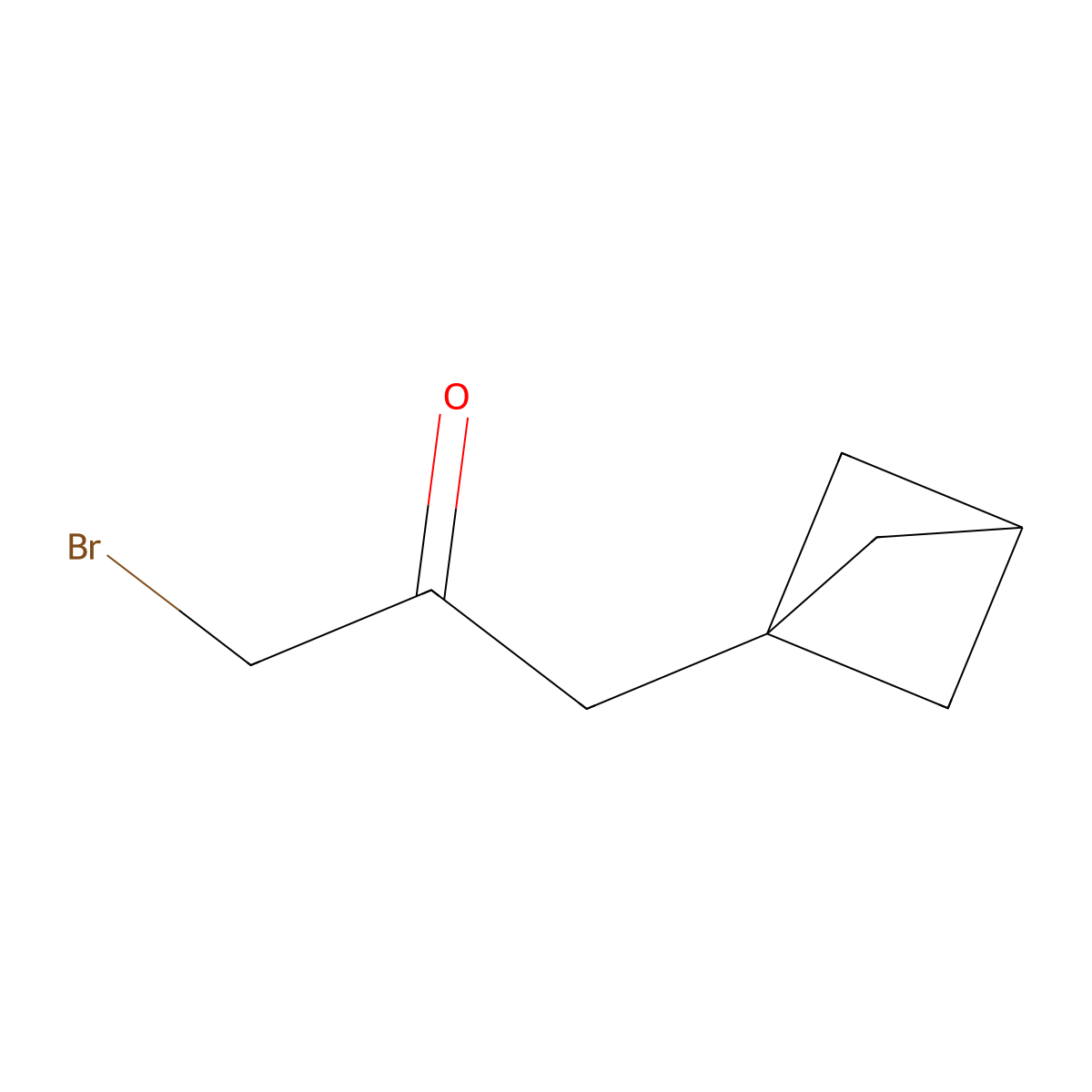 1-{Bicyclo[1.1.1]pentan-1-yl}-3-bromopropan-2-one molecular structure, CAS 2757999-81-6