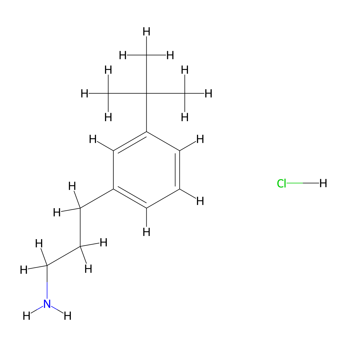3-(3-Tert-butylphenyl)propan-1-amine hydrochloride molecular structure, CAS 2758000-50-7