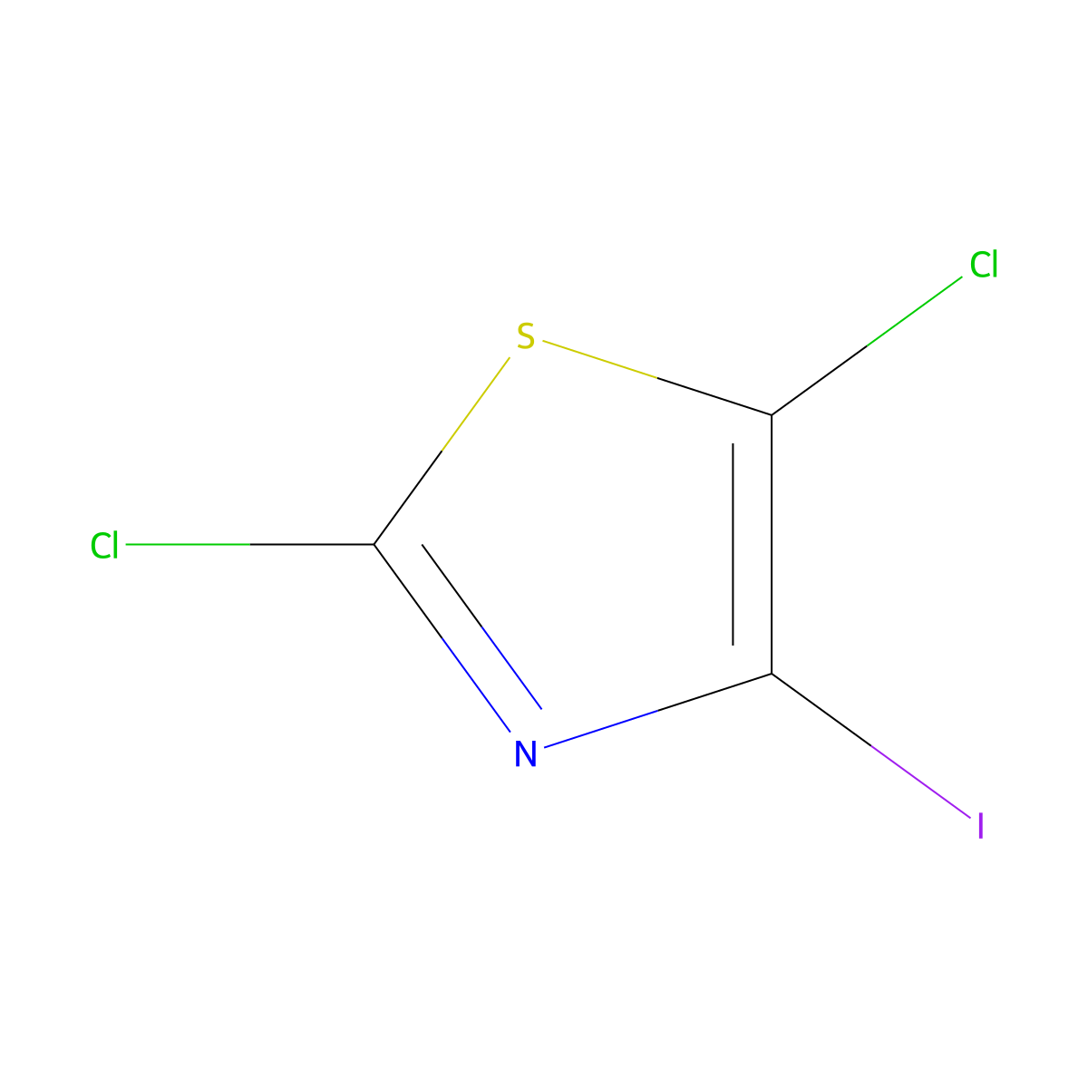 2,5-Dichloro-4-iodo-1,3-thiazole molecular structure, CAS 2758003-95-9