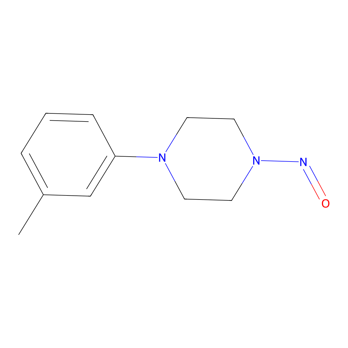 1-(3-Methylphenyl)-4-nitrosopiperazine molecular structure, CAS 2758004-65-6