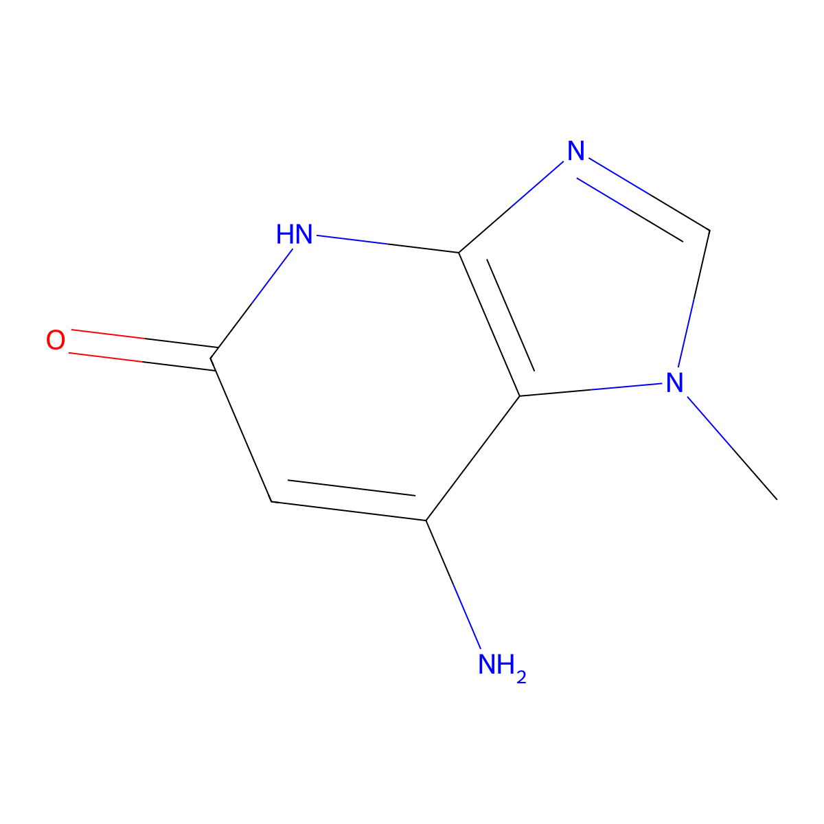 7-amino-1-methyl-1H-imidazo[4,5-b]pyridin-5-ol molecular structure, CAS 2758004-97-4