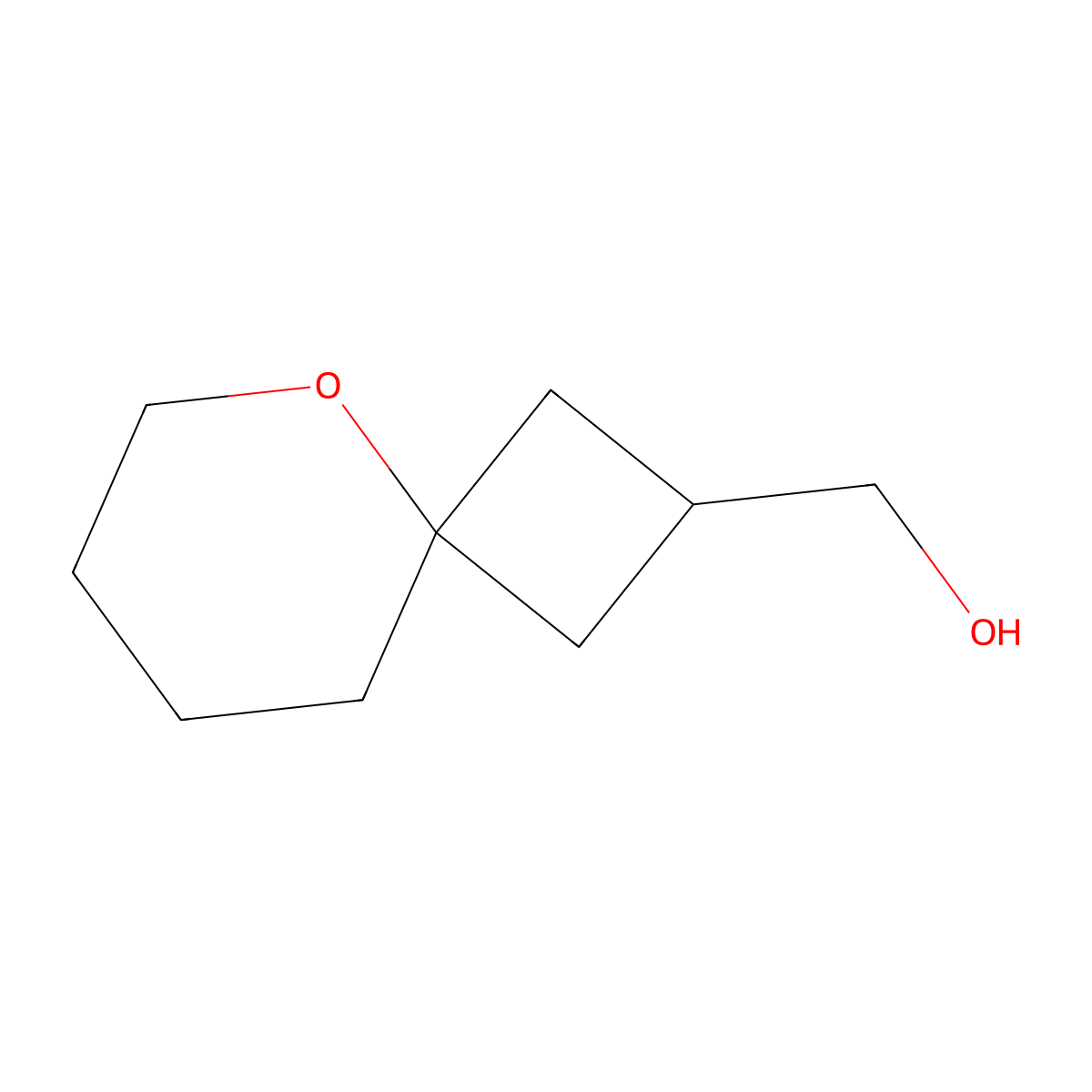 {5-oxaspiro[3.5]nonan-2-yl}methanol, Mixture of diastereomers molecular structure, CAS 2758005-16-0