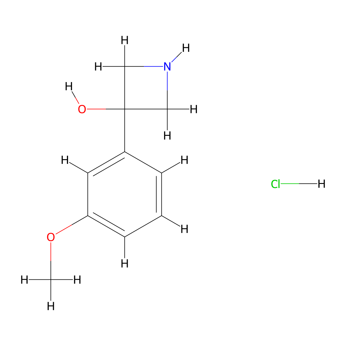 3-(3-Methoxyphenyl)azetidin-3-olhydrochloride molecular structure, CAS 2758006-17-4