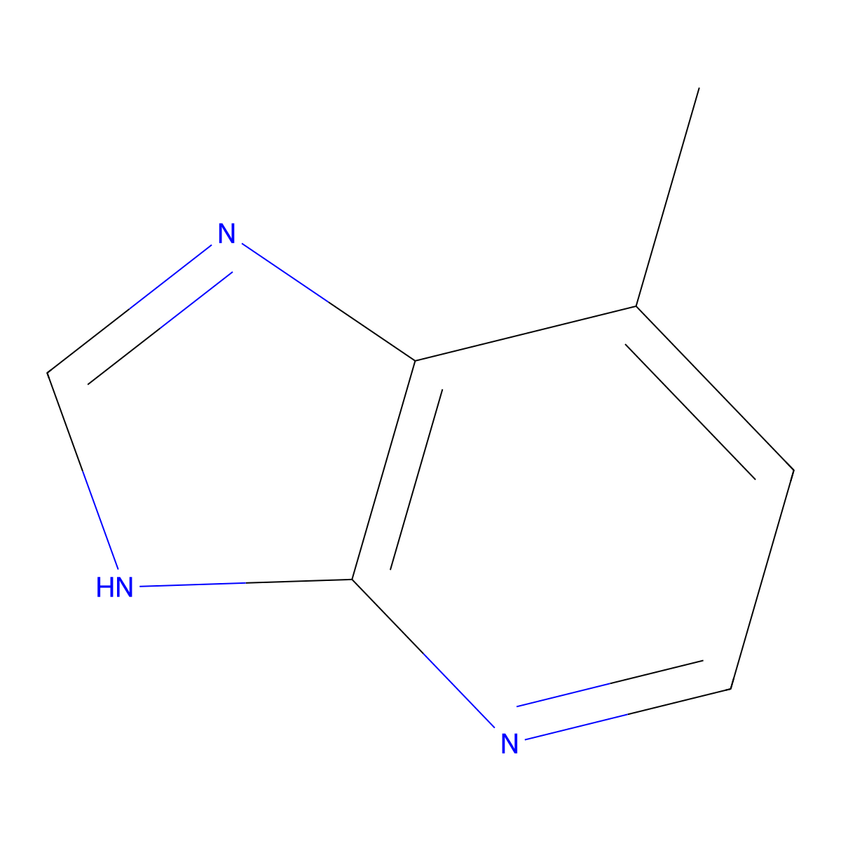 7-methyl-1H-imidazo[4,5-b]pyridine molecular structure, CAS 27582-20-3