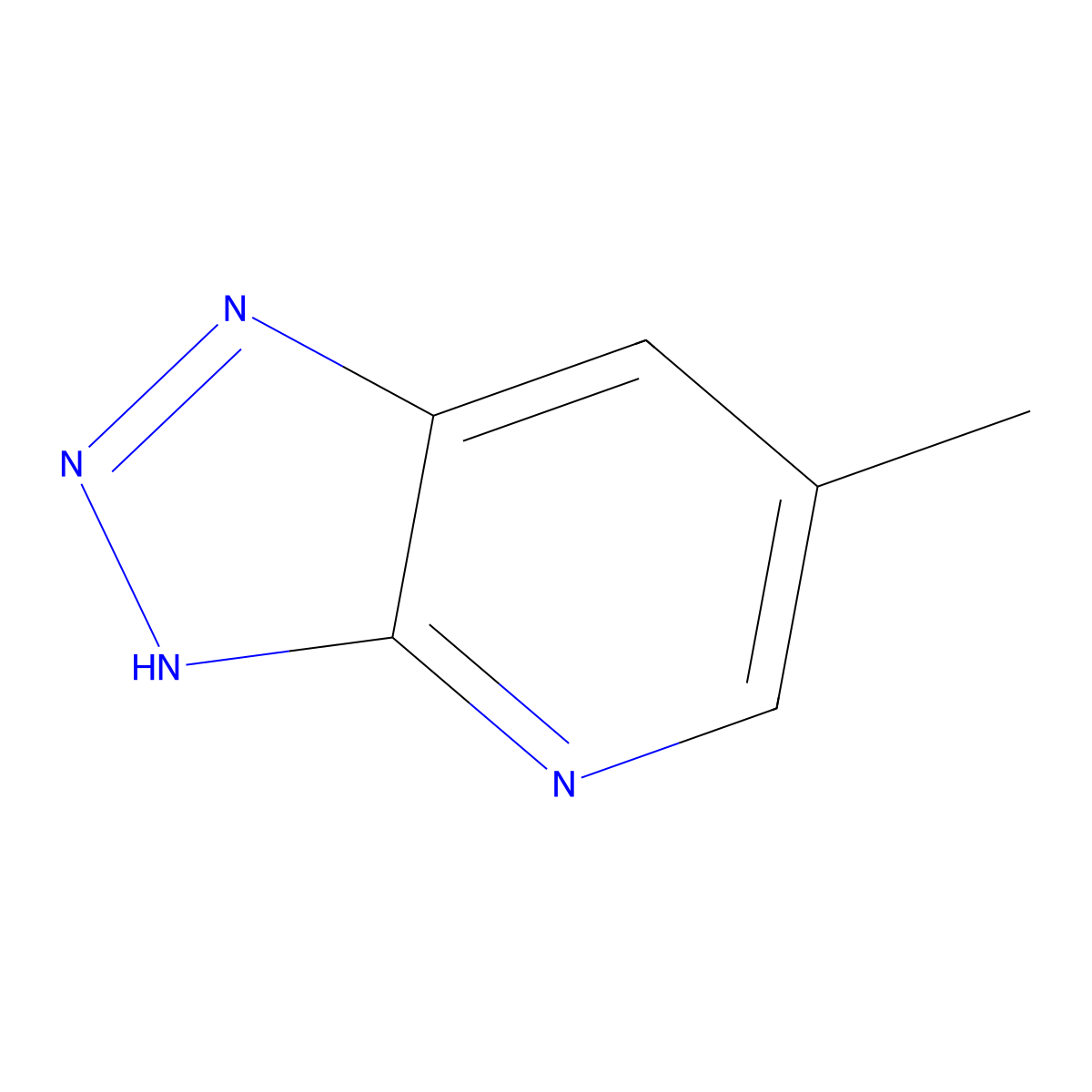6-Methyl-3H-[1,2,3]triazolo[4,5-b]pyridine molecular structure, CAS 27582-21-4
