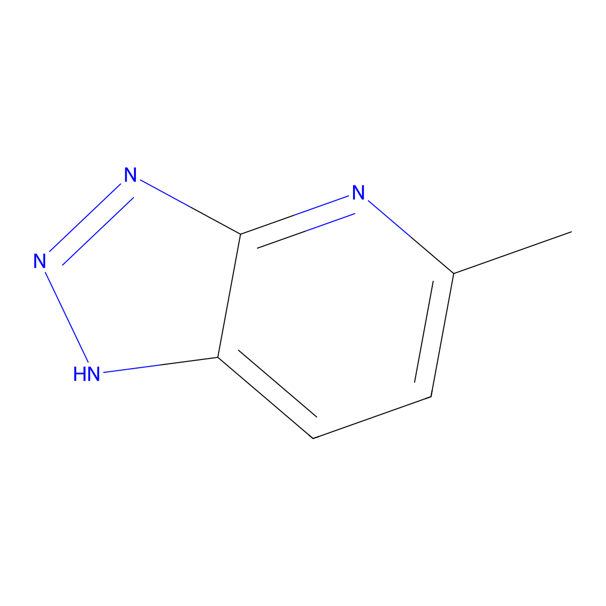 5-Methyl-1H-[1,2,3]triazolo[4,5-b]pyridine molecular structure, CAS 27582-23-6
