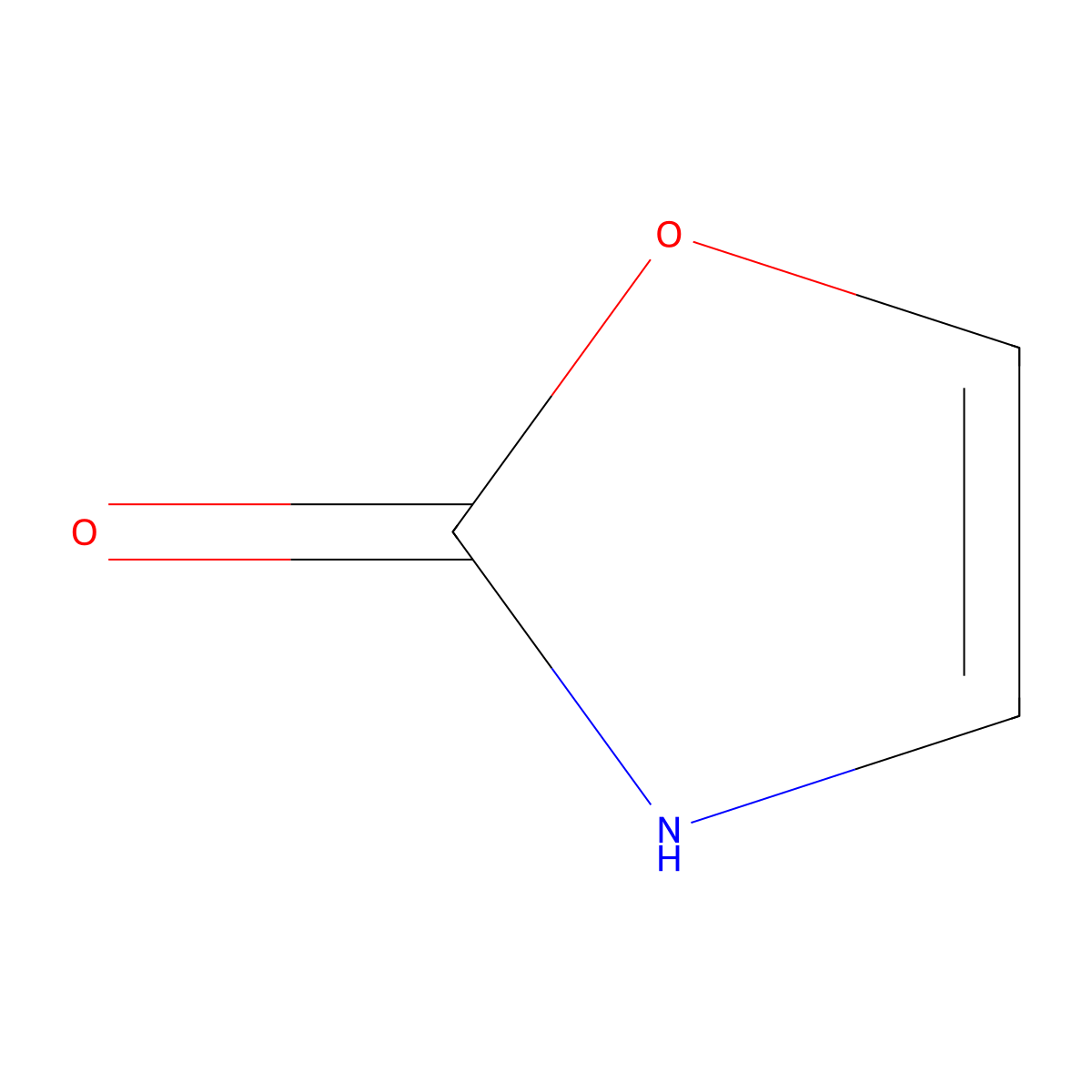 4-Oxazolin-2-one molecular structure, CAS 27584-70-9