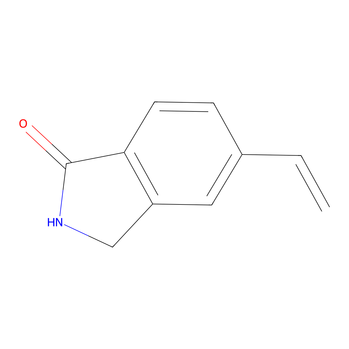 5-Vinylisoindolin-1-one molecular structure, CAS 2758655-95-5