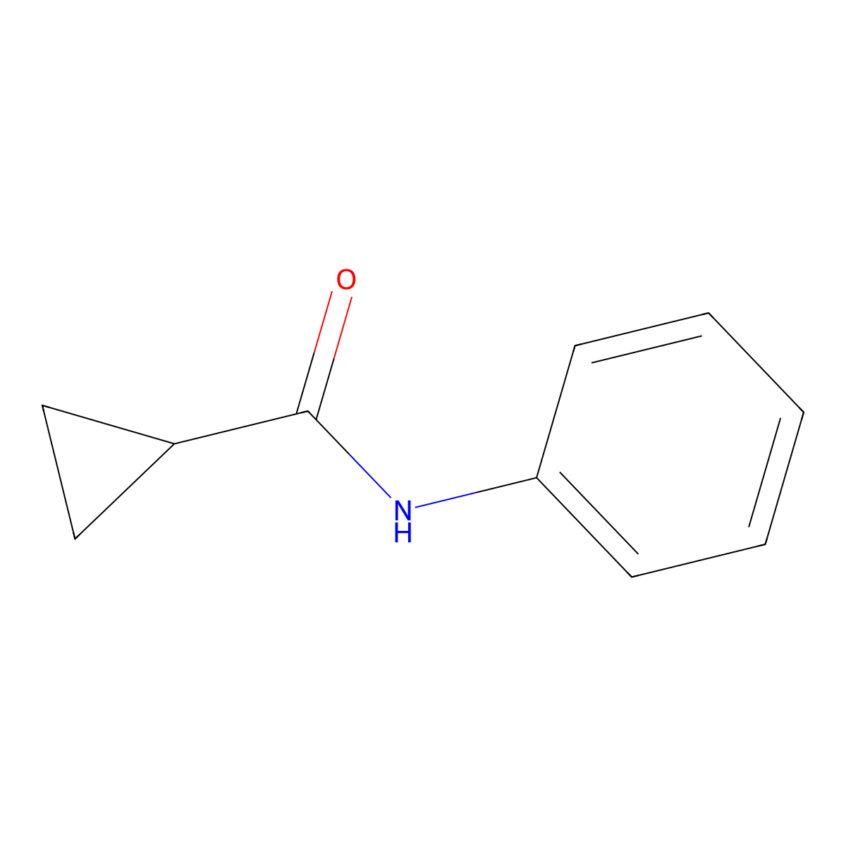 N-phenylcyclopropanecarboxamide molecular structure, CAS 2759-52-6