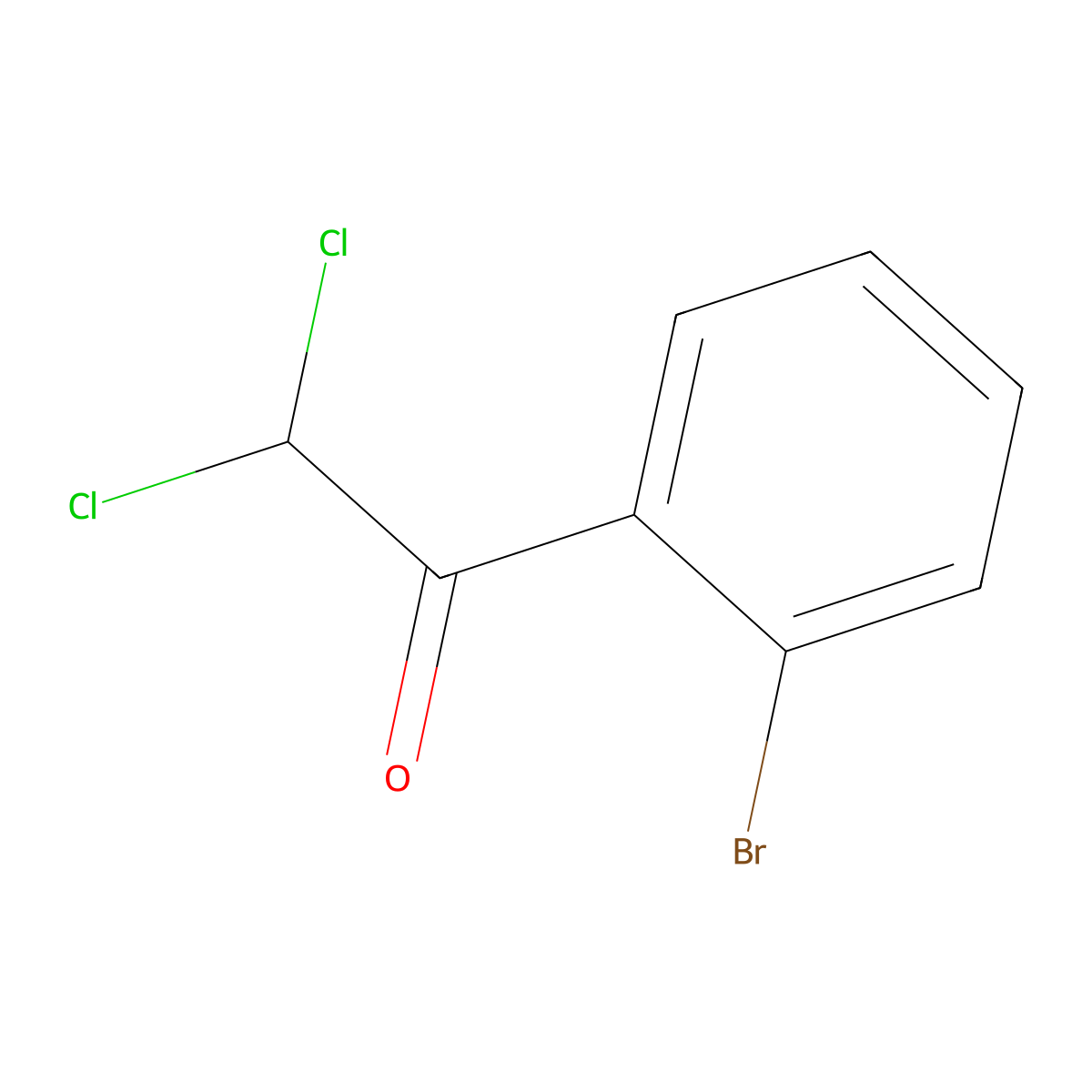 1-(2-Bromophenyl)-2,2-dichloroethanone molecular structure, CAS 27592-28-5