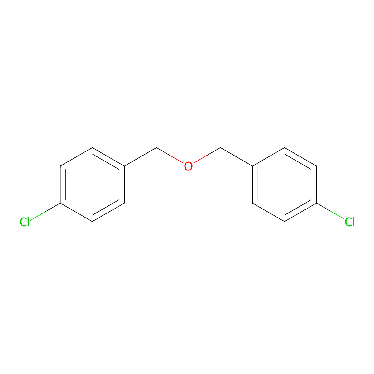 Bis(p-chlorobenzyl) ether molecular structure, CAS 27599-04-8
