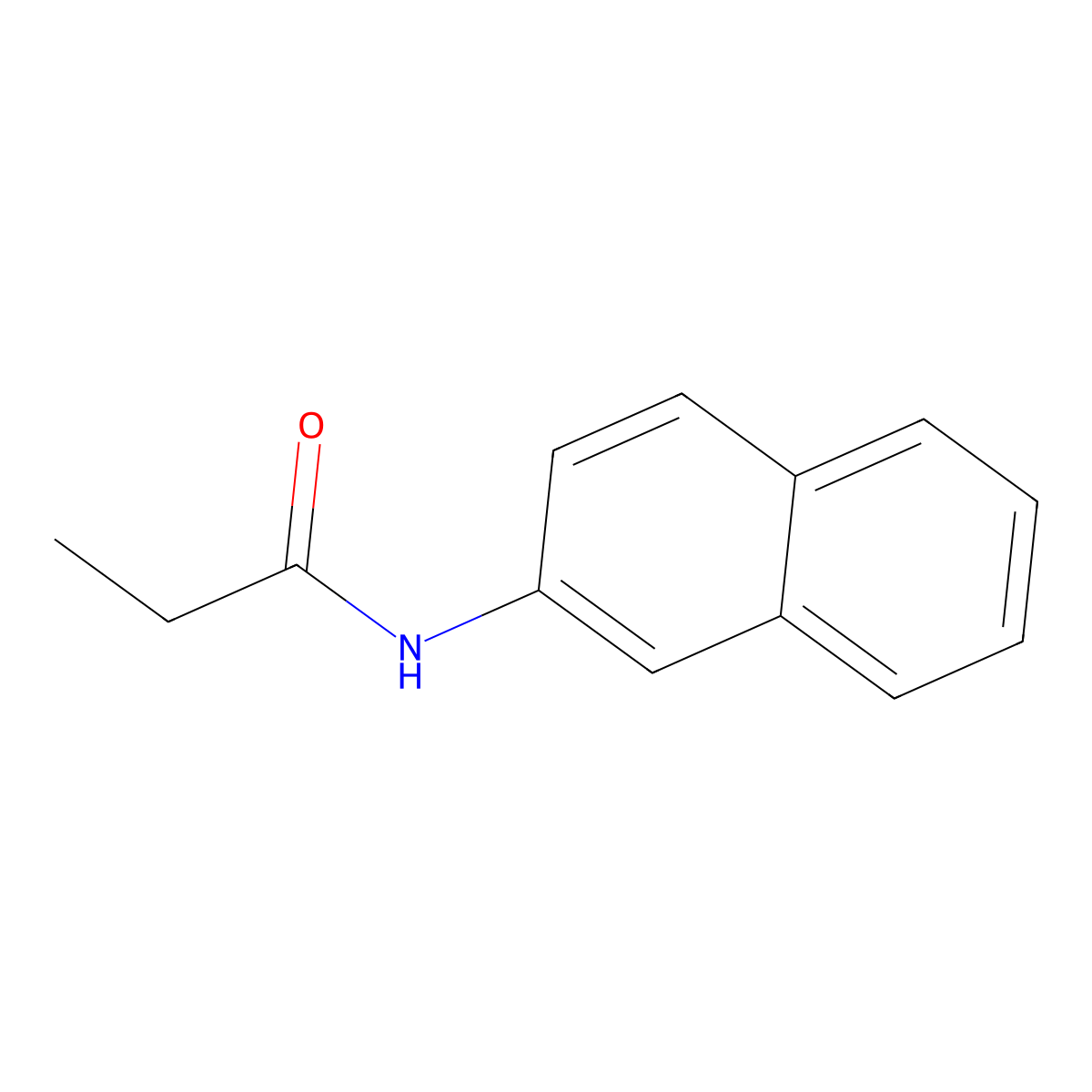 N-(2-naphthyl)propanamide molecular structure, CAS 2760-34-1