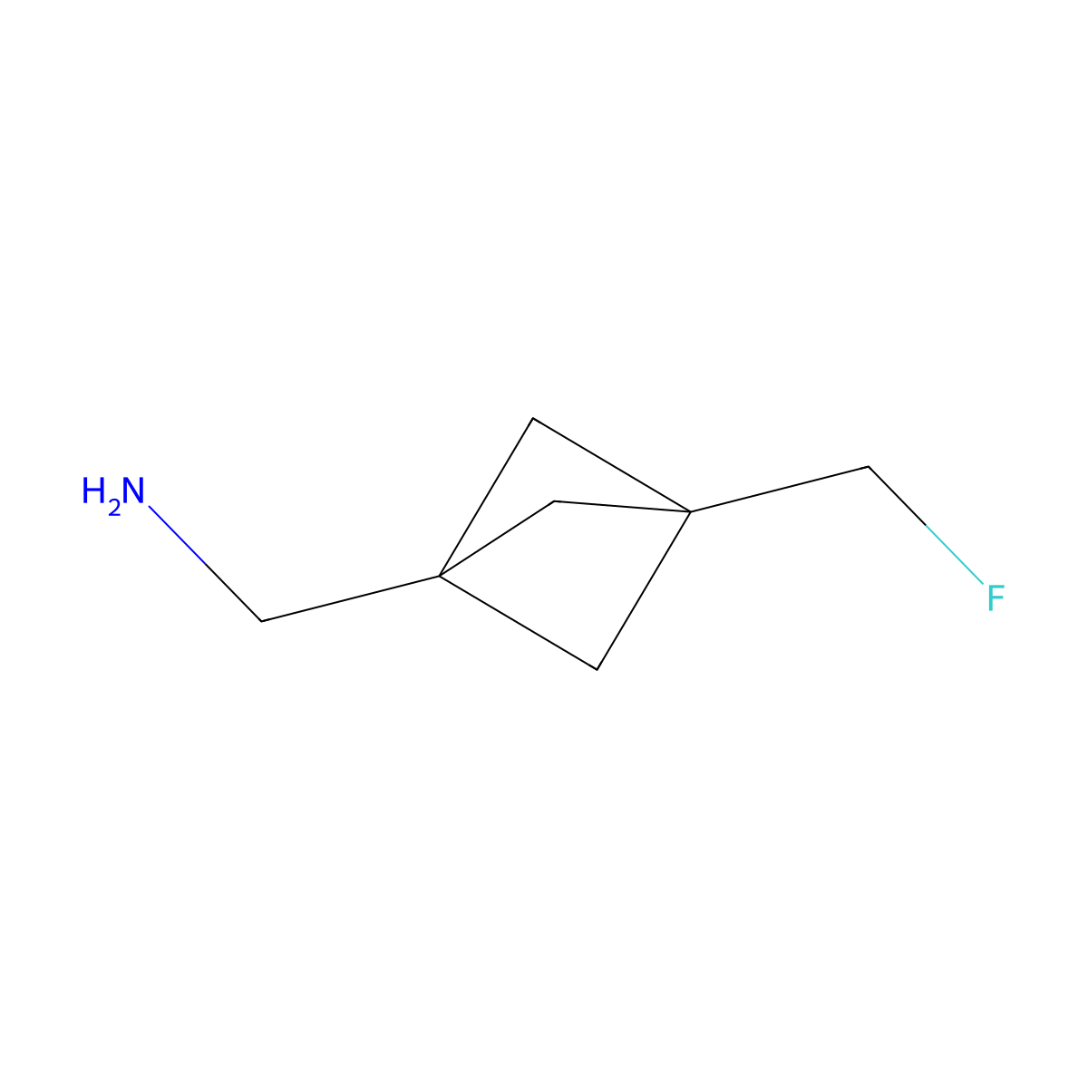 1-[3-(Fluoromethyl)bicyclo[1.1.1]pentan-1-yl]methanamine molecular structure, CAS 2760274-31-3