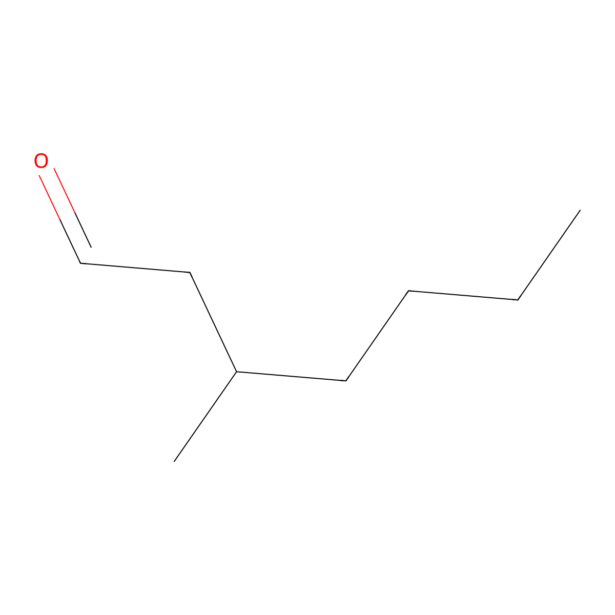 3-Methylheptan-1-al molecular structure, CAS 27608-03-3