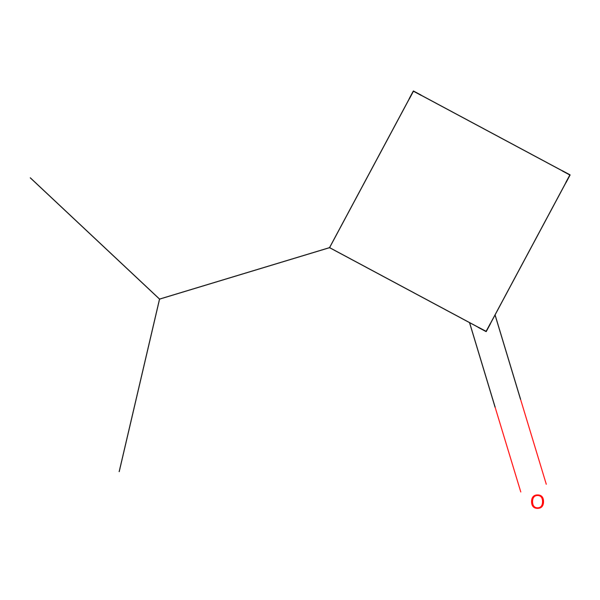 2-(Propan-2-yl)cyclobutan-1-one molecular structure, CAS 27608-63-5