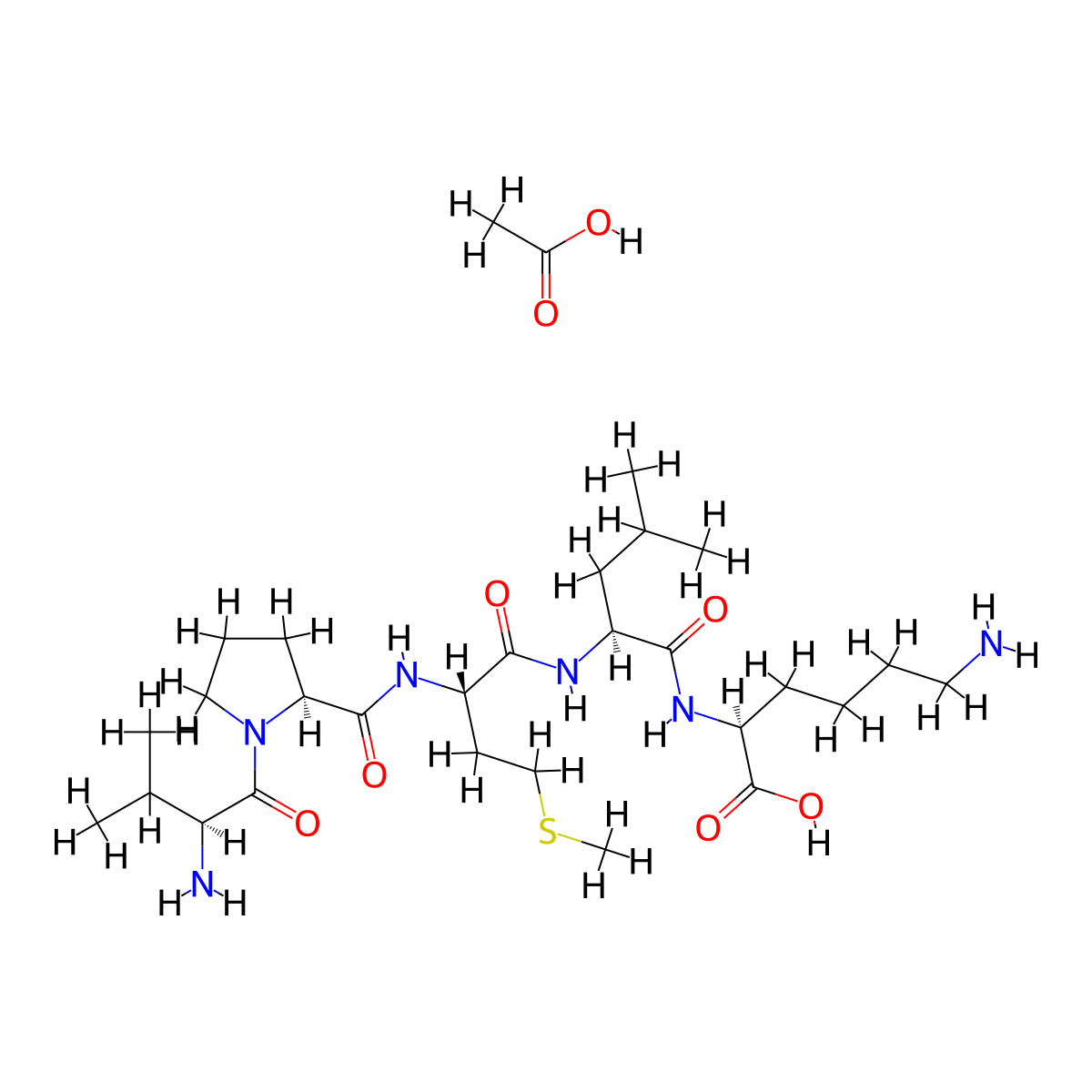 Bax inhibitor peptide V5 acetate molecular structure, CAS 2760881-58-9