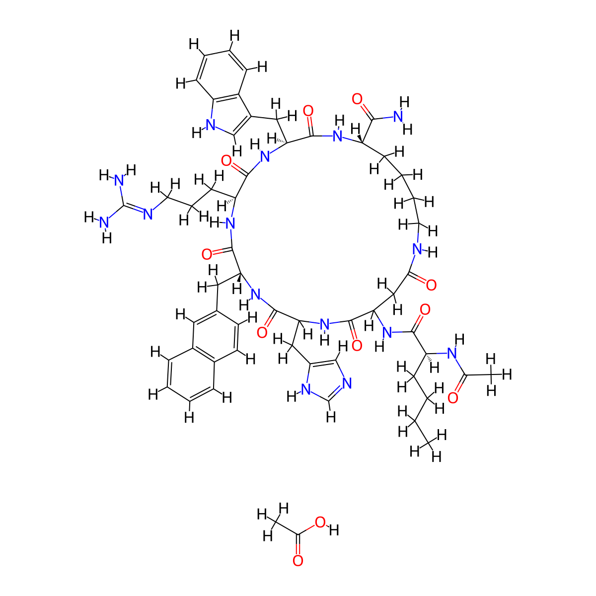 SHU 9119 acetate molecular structure, CAS 2760881-62-5