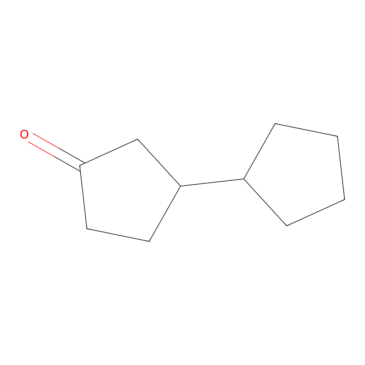 1,1'-Bi(cyclopentyl)-3-one molecular structure, CAS 27610-86-2