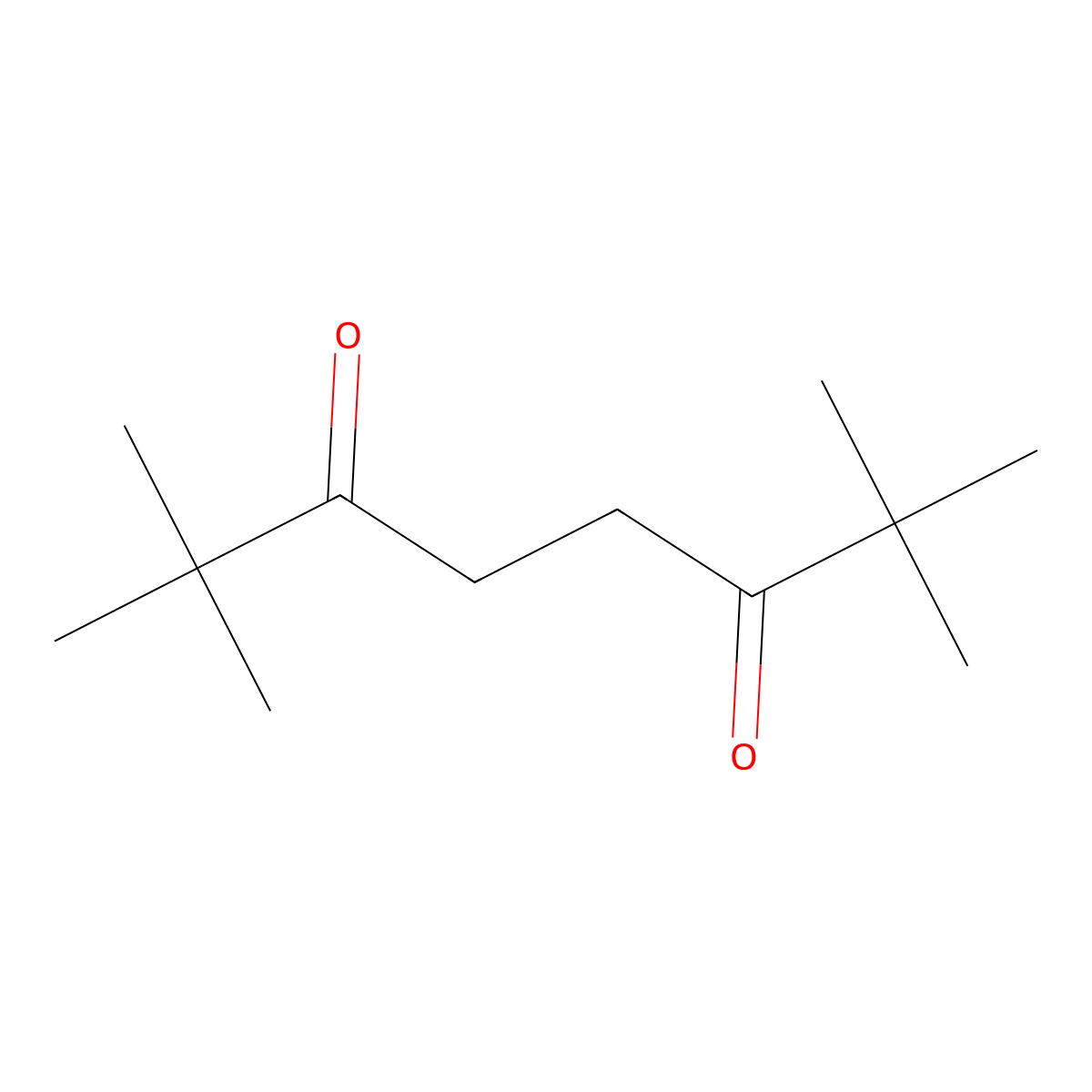 2,2,7,7-Tetramethyl-octane-3,6-dione molecular structure, CAS 27610-88-4