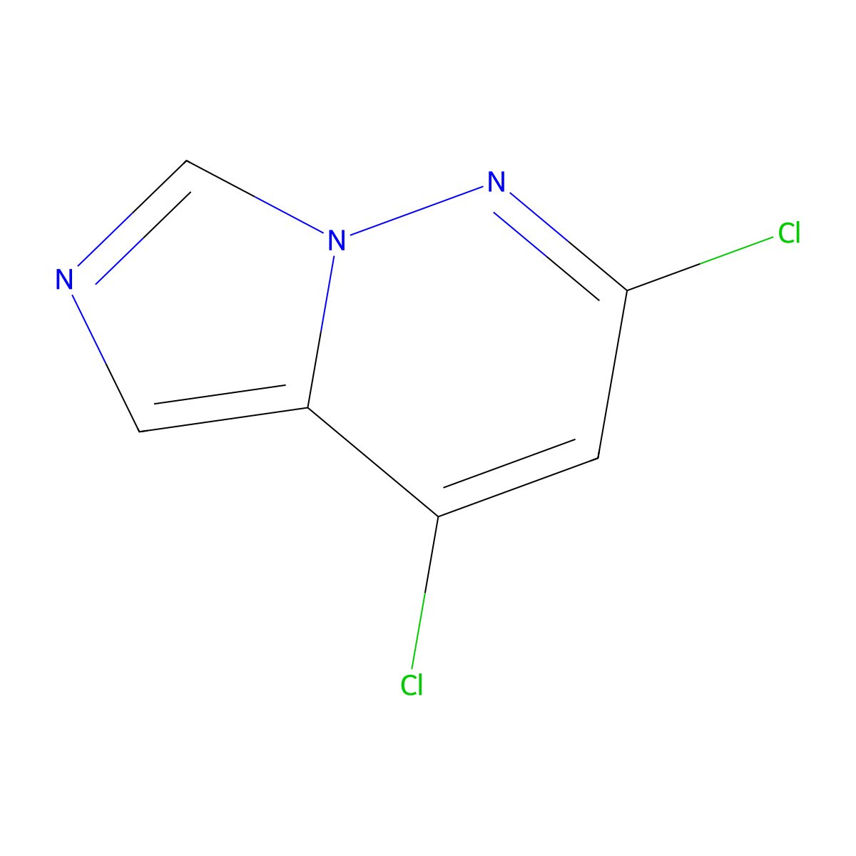 2,4-Dichloroimidazo[1,5-b]pyridazine molecular structure, CAS 2761195-46-2