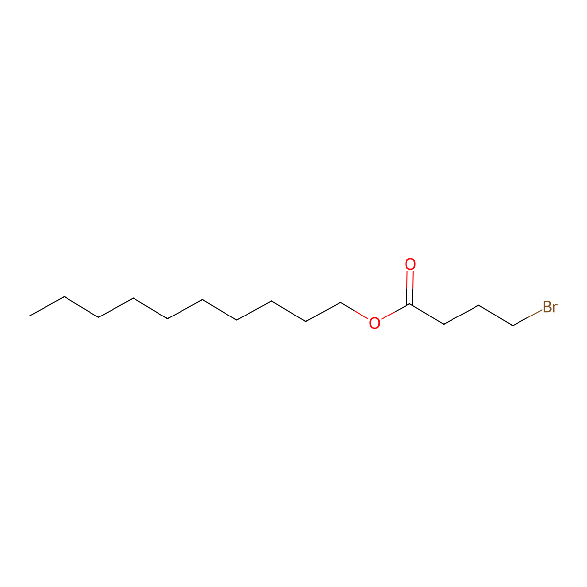Decyl 4-bromobutanoate molecular structure, CAS 2761458-92-6