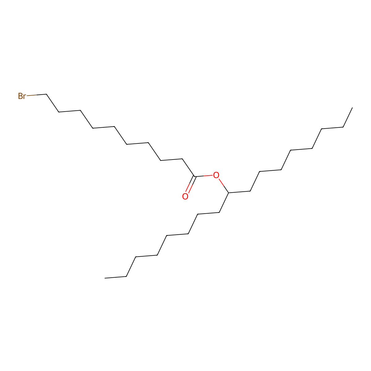 Heptadecan-9-yl 10-bromodecanoate molecular structure, CAS 2761458-99-3