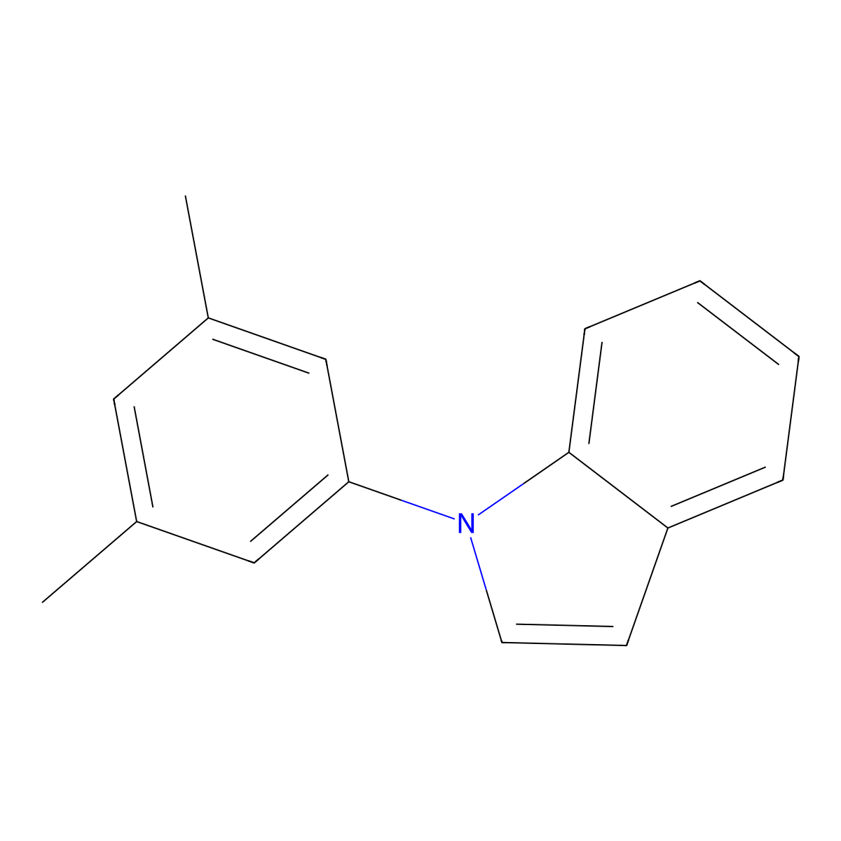 N-(3,5-Dimethylphenyl)indole molecular structure, CAS 276243-95-9