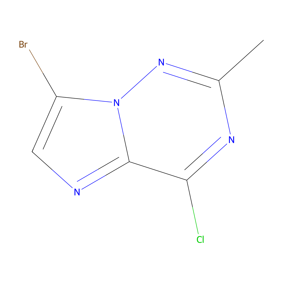 7-Bromo-4-chloro-2-methyl-imidazo[2,1-f][1,2,4]triazine molecular structure, CAS 2762571-14-0